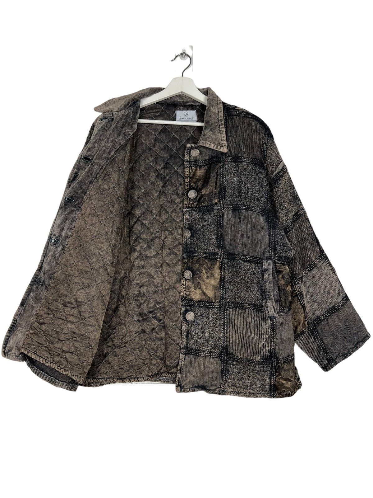Italia Independent 🔥 RARE VINTAGE SUANA PASITEA PATCHWORK BROKEN JACKET Size US S / EU 44-46 / 1 - 10 Thumbnail