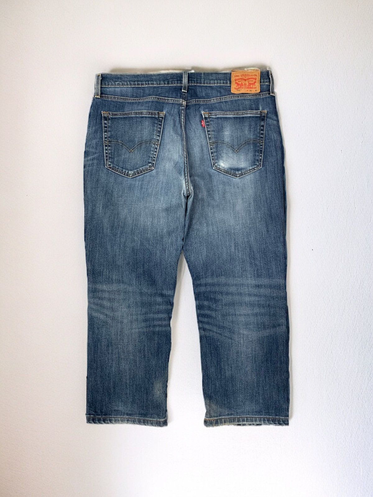 Levi's Levis 541 Stonewash Distressed Denim Pants (AB37) Size US 37 - 2 Thumbnail