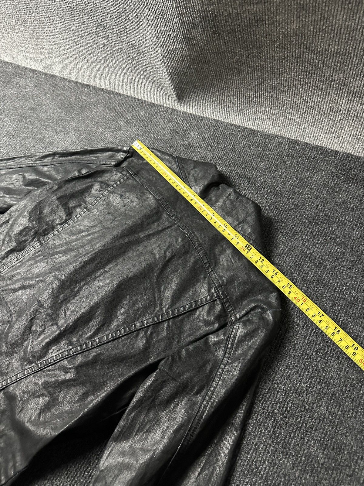 Other 🚨Y2K RICK OWENS TYPE DIRTY SLIM FIT ZIP DENIM JACKET Size M / US 6-8 / IT 42-44 - 16 Thumbnail