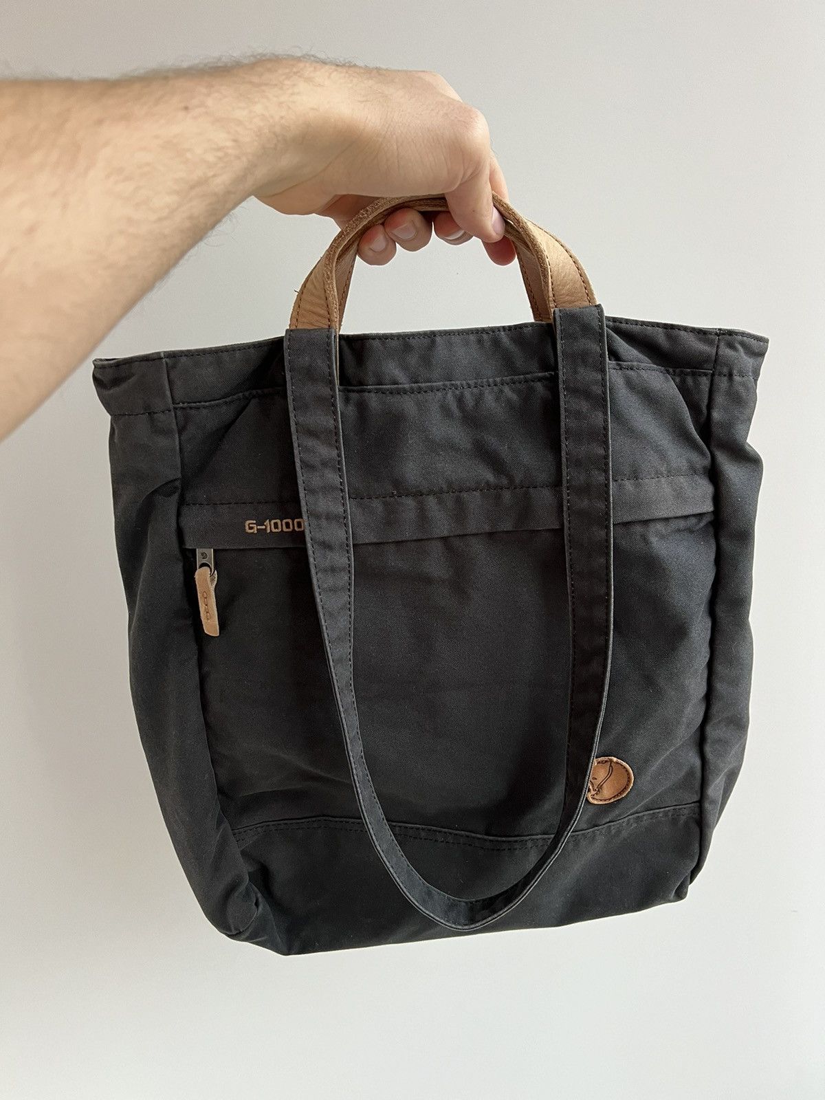 Fjallraven Outdoor Life Vintage Fjallraven G 1000 Black Totepack Tote Shoulder Bag Backpack Grailed