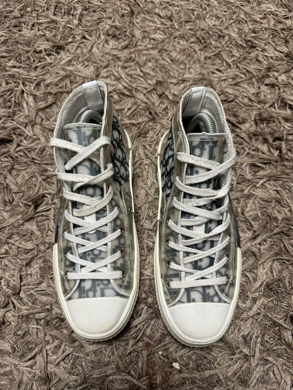 Dior Dior monogram high top sneakers monogram 37 size CD Size US 7 / IT 37 - 3 Thumbnail
