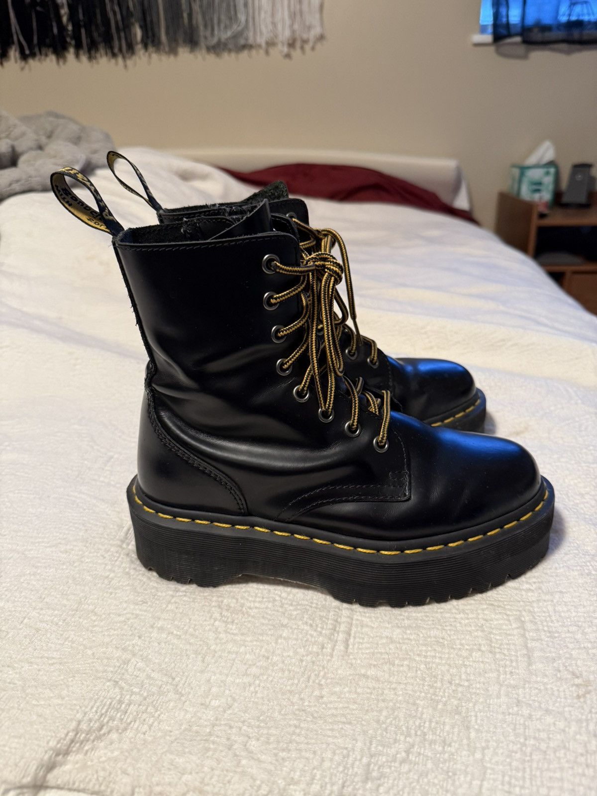 Dr. Martens Black DR. MARTENS Jadon platform boot Size US 7 / IT 37 - 1 Thumbnail