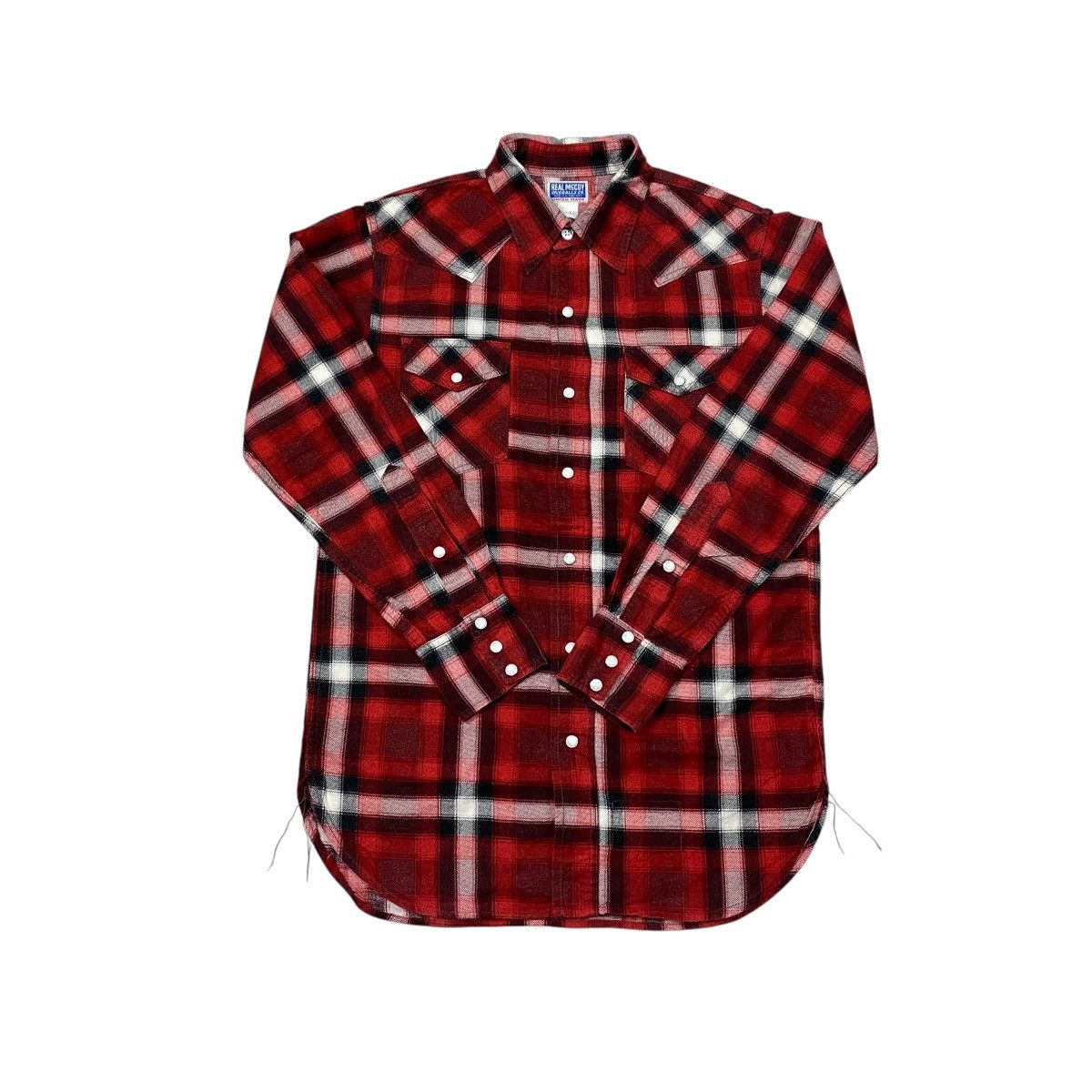 Japanese Brand × TOYS McCOY × The Real McCoy's Real Mccoy’s Overalls Chambray Plaid Flannel Shirts Size US S / EU 44-46 / 1 - 2 Thumbnail