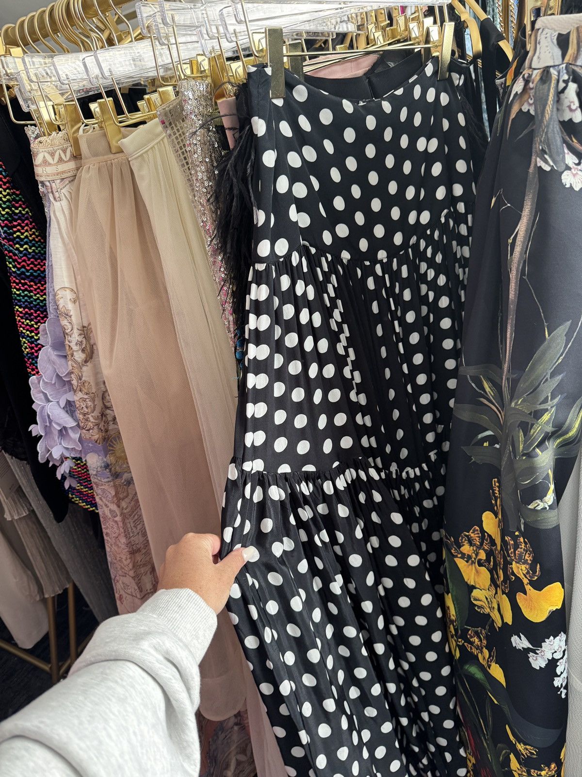 Other Polka dot maxi skirt by alexander miro Size 28" / US 6 / IT 42 - 2 Thumbnail