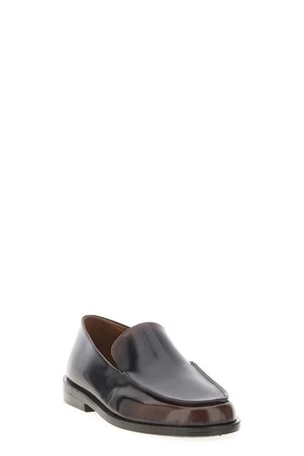 MARSELL Mocasso Brown Leather Loafers New And Authentic