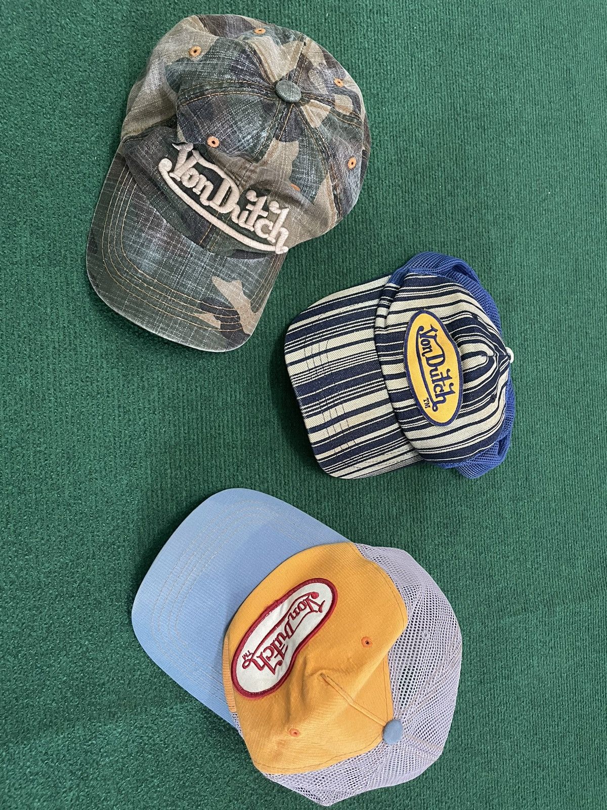 Von Dutch Vintage Von Dutch Combo Lot Hats Size ONE SIZE - 1 Thumbnail