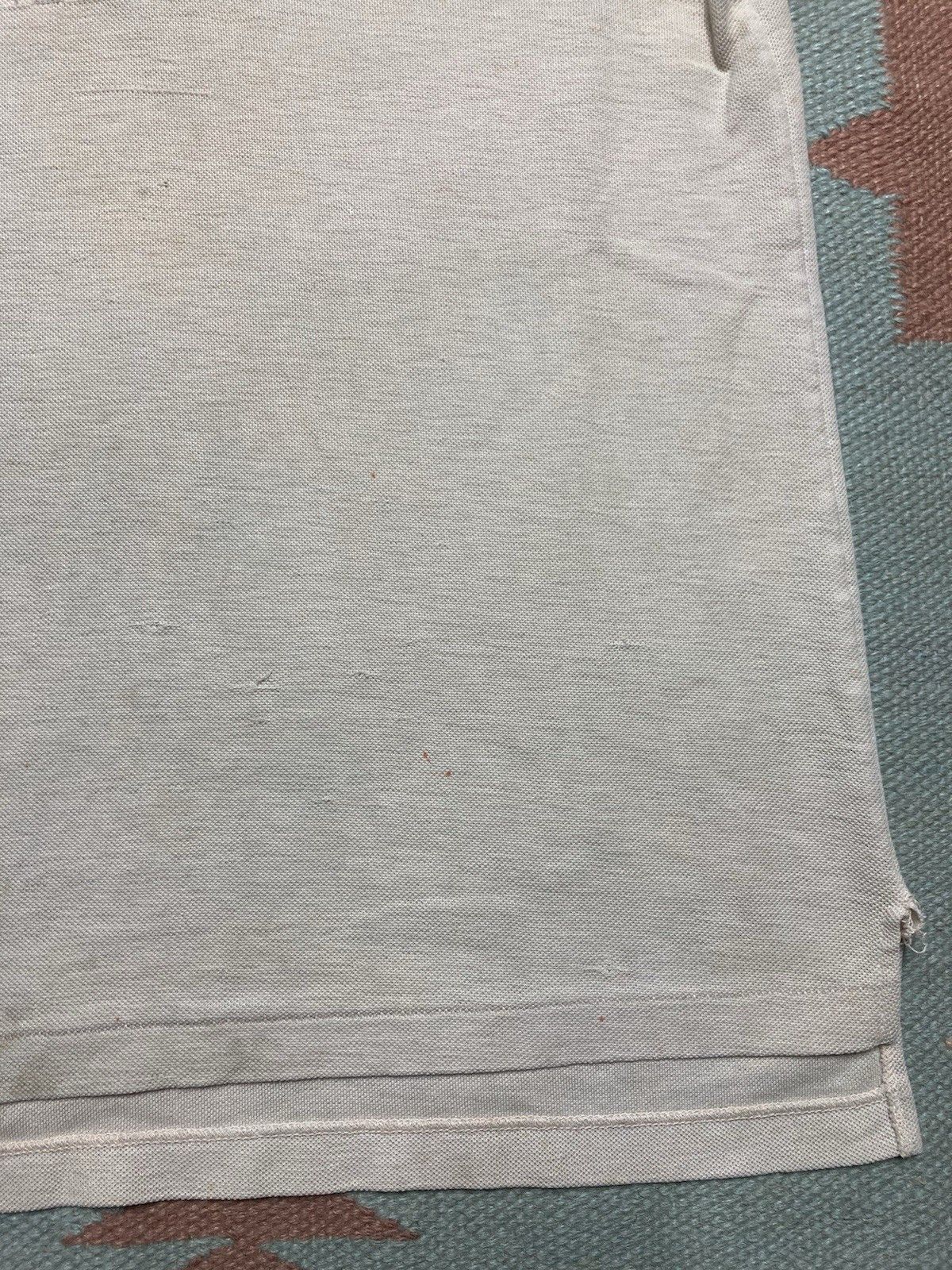 Vintage Vintage 70s polo shirt blank gray cream stained men’s small Size US S / EU 44-46 / 1 - 3 Thumbnail