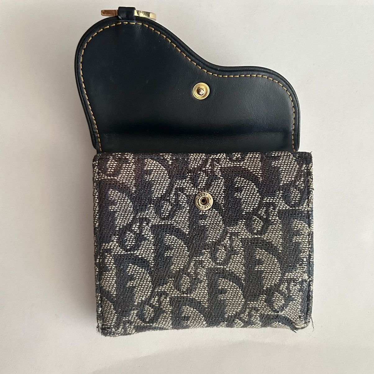 Dior Vintage Dior Saddle Leather Wallet Size ONE SIZE - 2 Thumbnail