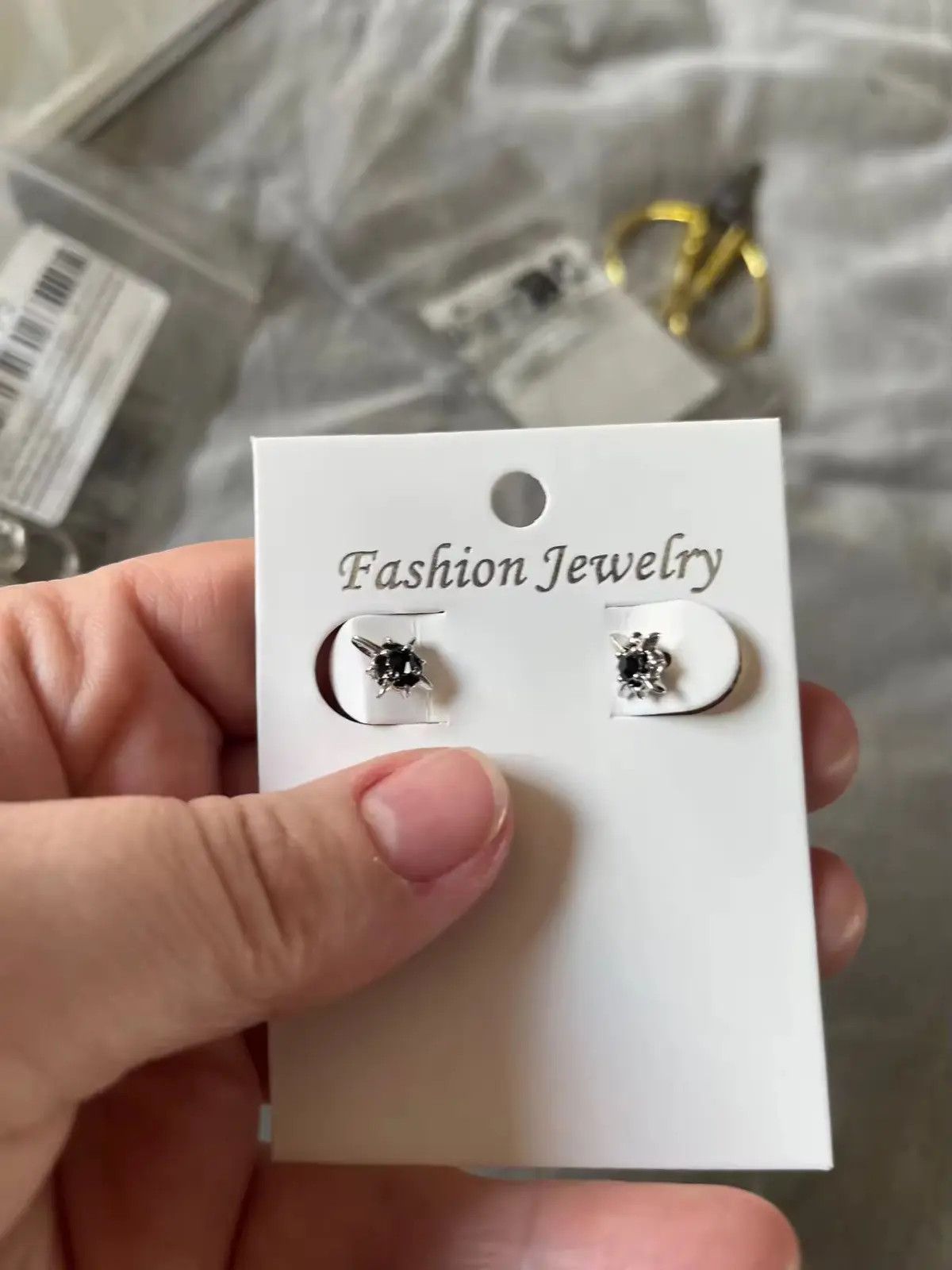 Jewelry CZ Star Stud Earrings for Men Women Size ONE SIZE - 4 Thumbnail