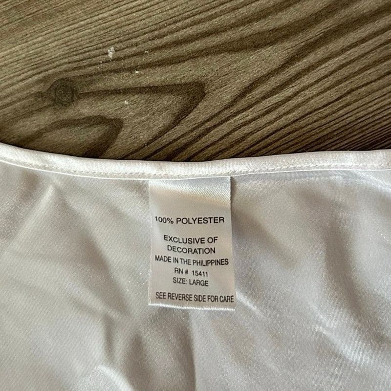 Other no brand white silky floral tank top Size L / US 10 / IT 46 - 3 Thumbnail