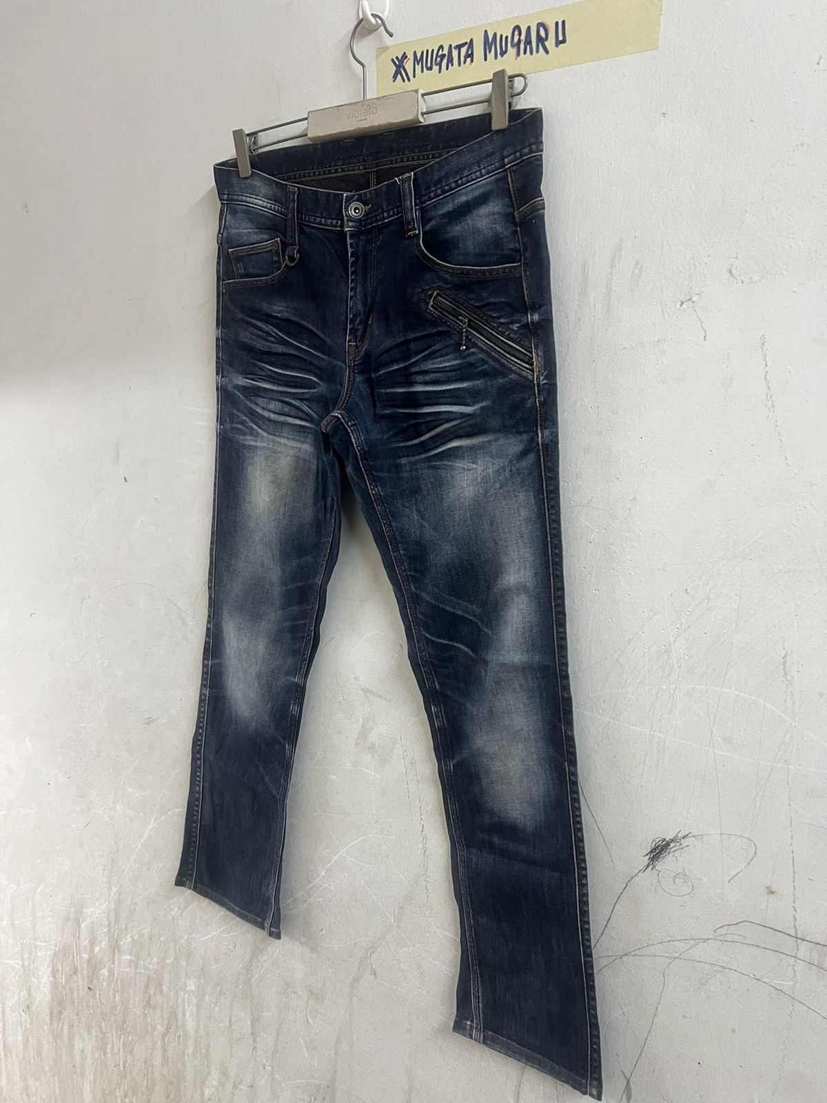 Japanese Brand × Vintage VINTAGE Y2K NICOLE CLUB DISTRESSED DENIM PANT Size US 32 / EU 48 - 7 Thumbnail