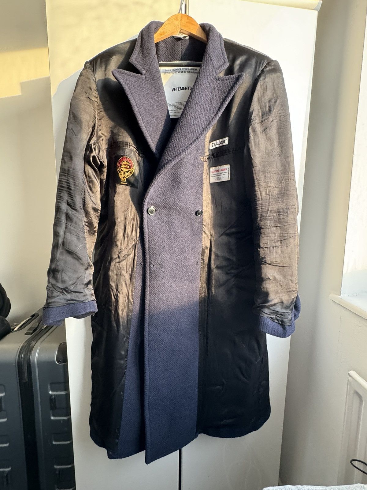 Vetements Vetements Reversible long coat Size US M / EU 48-50 / 2 - 2 Thumbnail