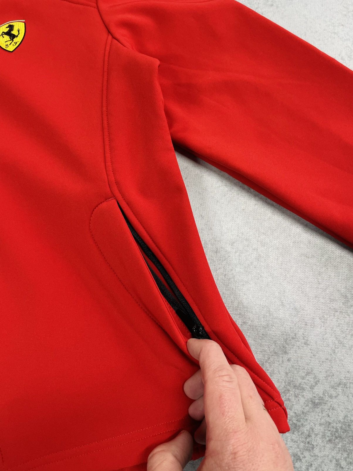 Ferrari Ferrari Scuderia Precisport Red Zip SoftShell Racing Jacket Size S / US 4 / IT 40 - 9 Thumbnail