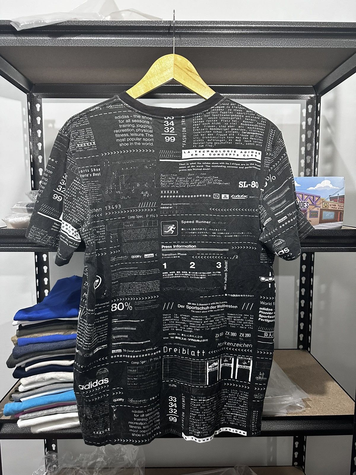Adidas AOP Adidas Erkek Tee Size US M / EU 48-50 / 2 - 2 Thumbnail