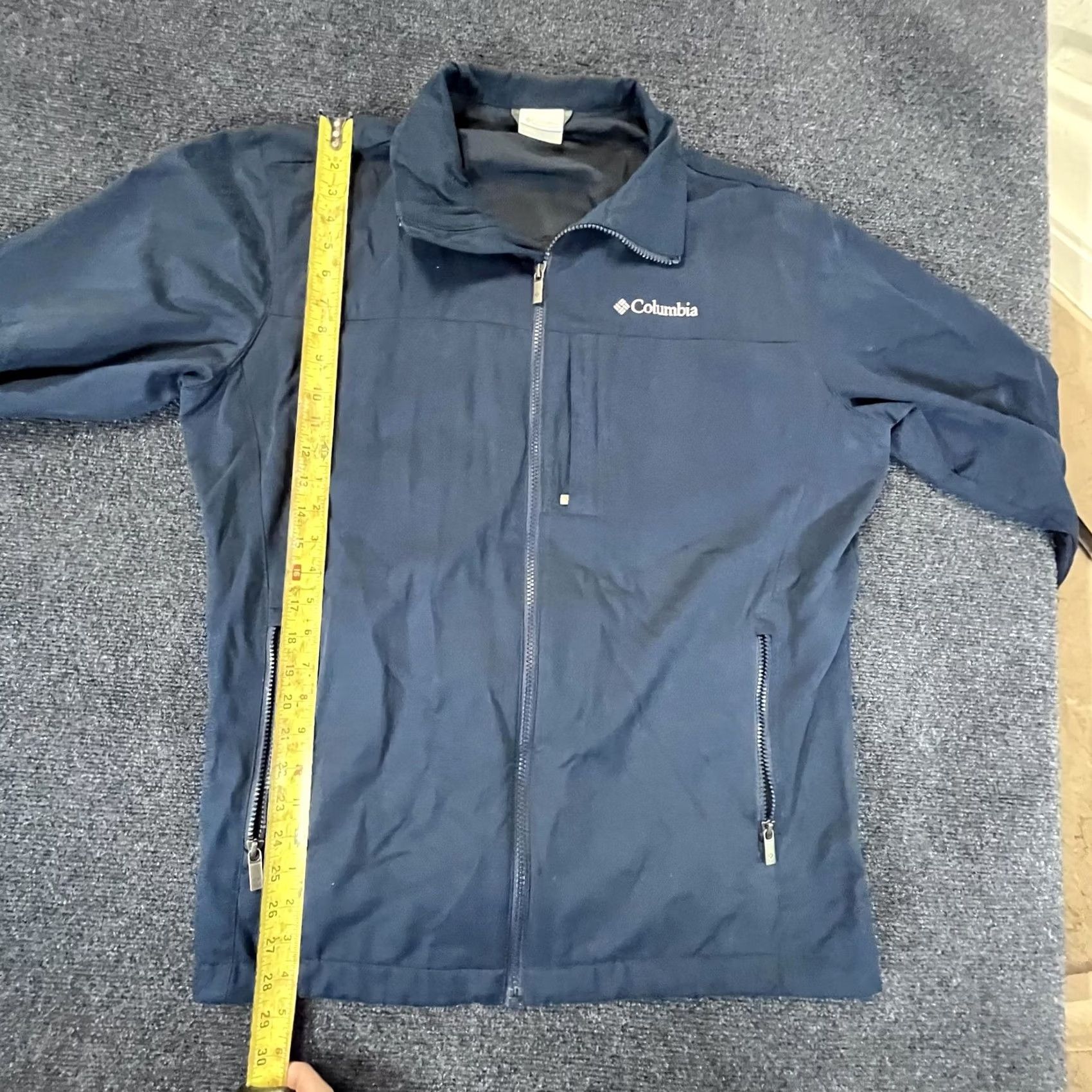 Vintage Columbia Jacket Mens Large Blue Full Zip Windbreaker Lightweight Outdoor Hiking Size US L / EU 52-54 / 3 - 4 Thumbnail