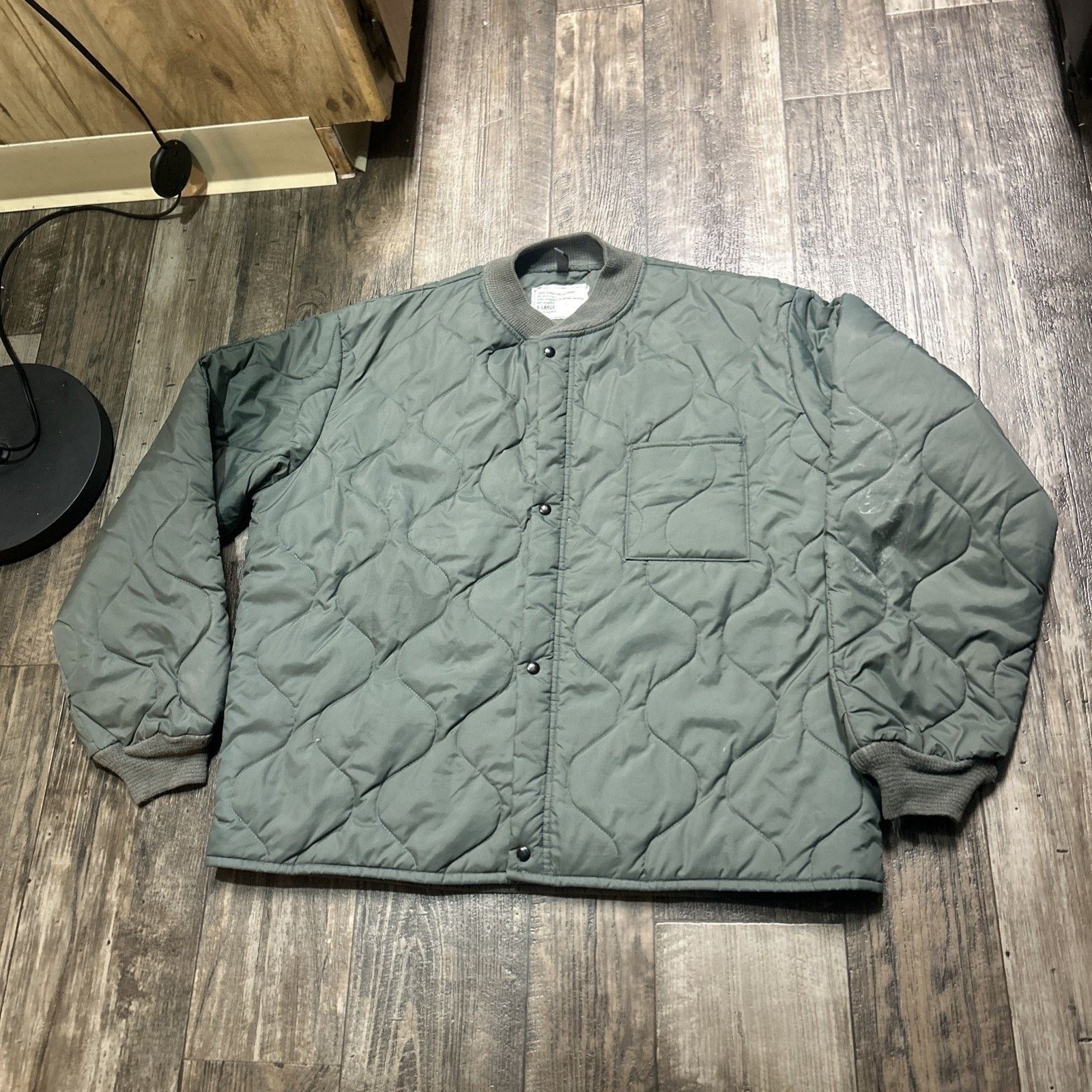 Vintage Vtg US Military Air Force USAF Jacket Liner Flyers CWU 9/P Size US XL / EU 56 / 4 - 1 Thumbnail