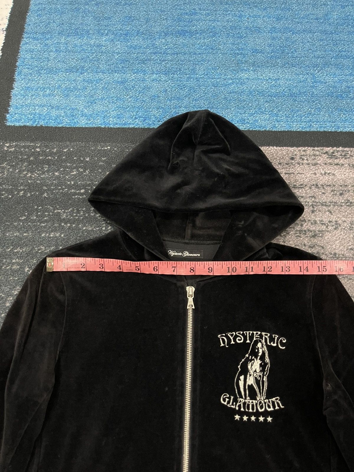 Hysteric Glamour 📌Binding Offer📌 HYSTERIC GLAMOUR VELVET HOODIE JACKET Size XS / US 0-2 / IT 36-38 - 22 Thumbnail
