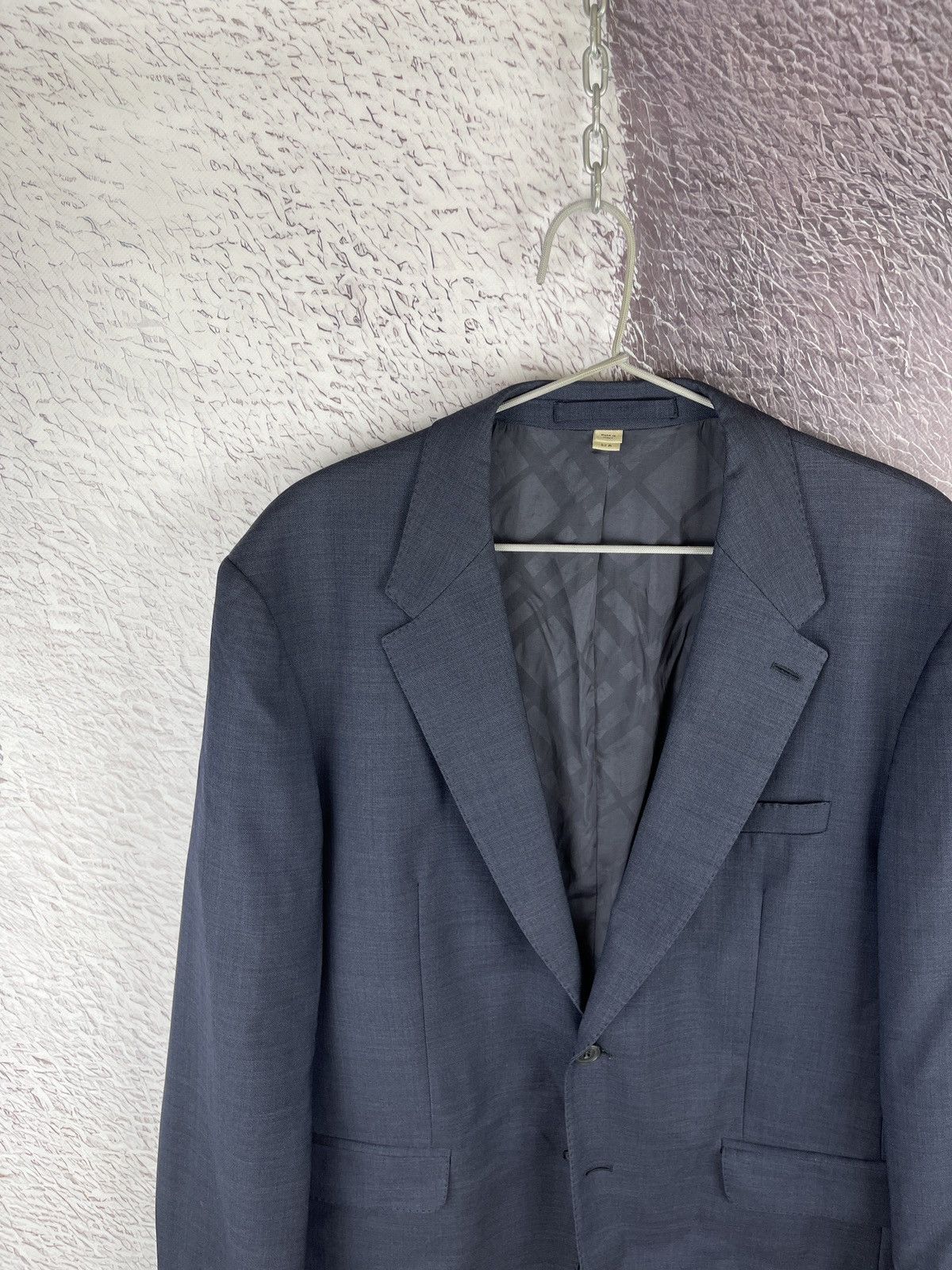 Burberry Burberry London Millbank Travel 2 button blazer check wool Size 42R - 3 Thumbnail