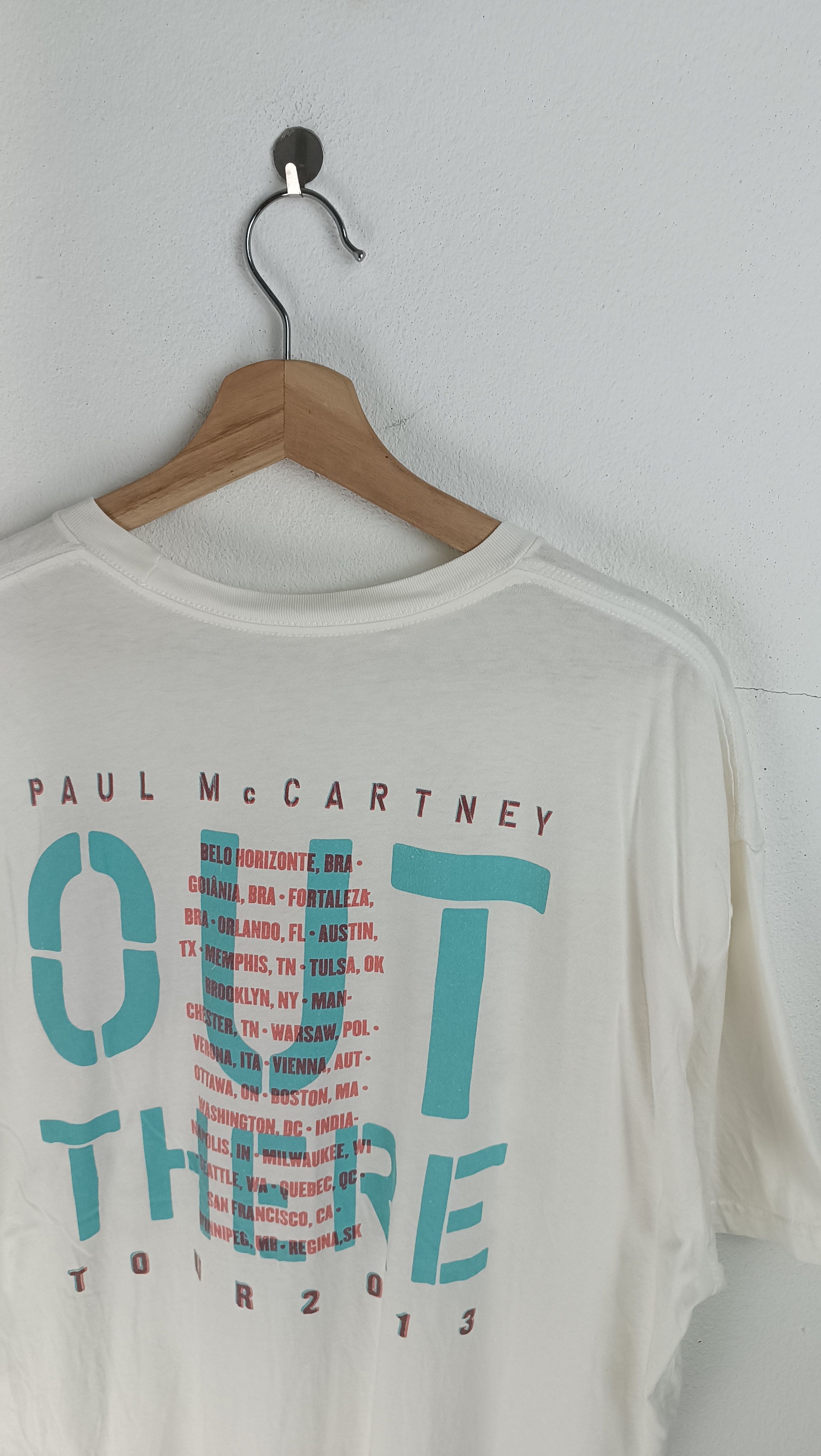 Vintage VINTAGE 2013 PAUL MCCARTNEY TOUR TEE beatles who kinks Size US XL / EU 56 / 4 - 14 Thumbnail