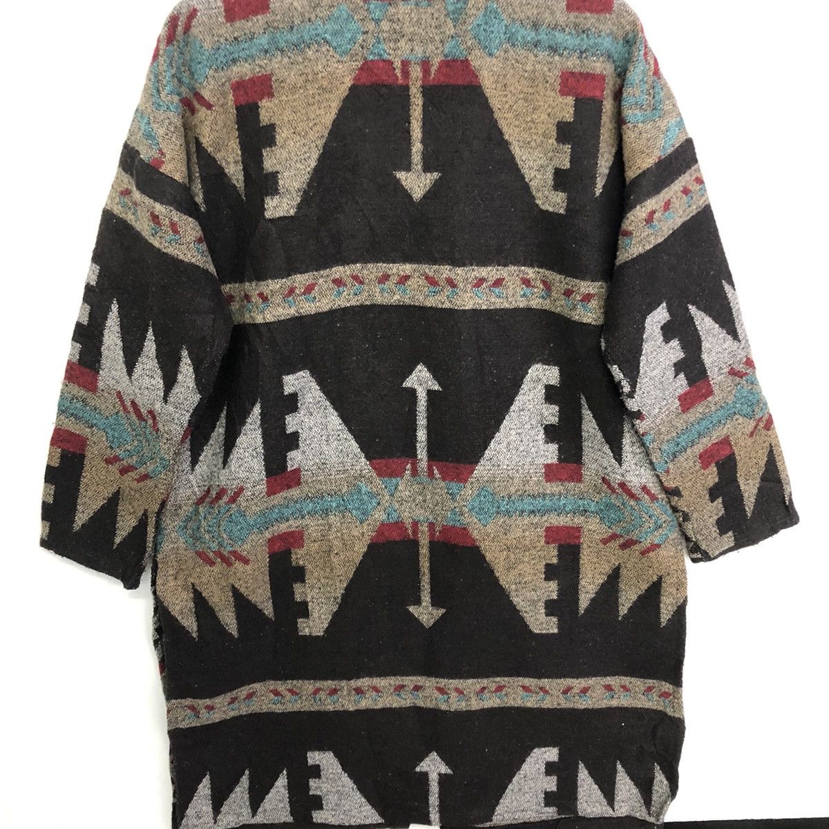 Japanese Brand × Smartwool Sureve Navajo Rug Blanket Wool Wrap Coat Jacket Size US L / EU 52-54 / 3 - 8 Thumbnail
