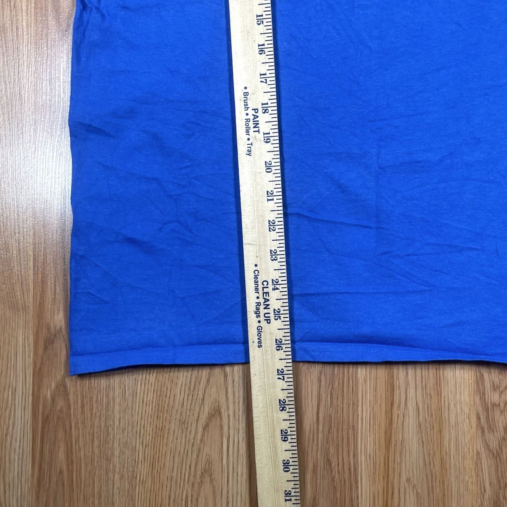Gildan Gildan Graphics T-Shirt Adults L Large Blue Ultra Cotton Crewneck Short Sleeve Classic Logo Size US L / EU 52-54 / 3 - 4 Thumbnail