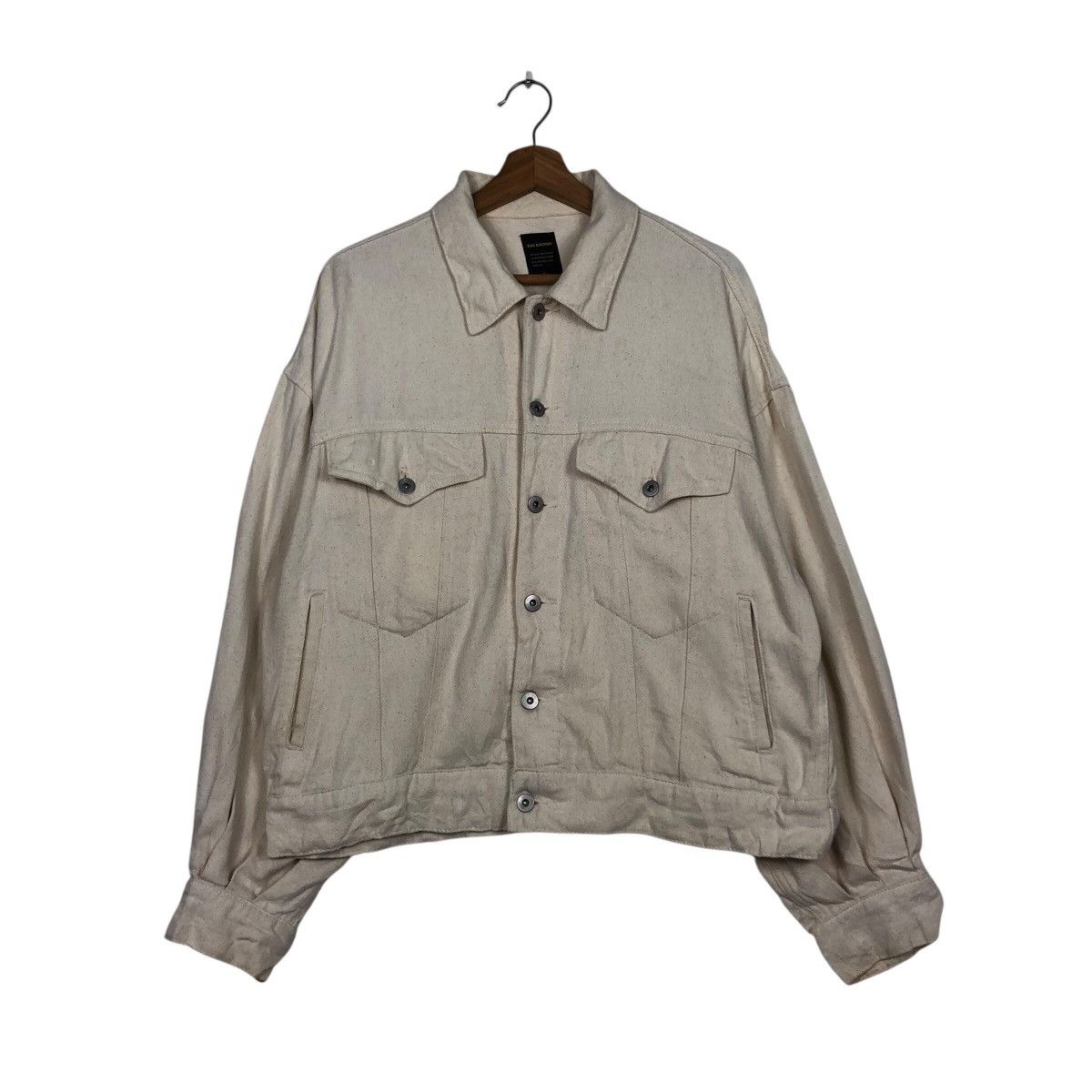 Japanese Brand 📌Vintage Denim Jacket Biker Rag Machine Cargo Pockets Size US M / EU 48-50 / 2 - 2 Thumbnail