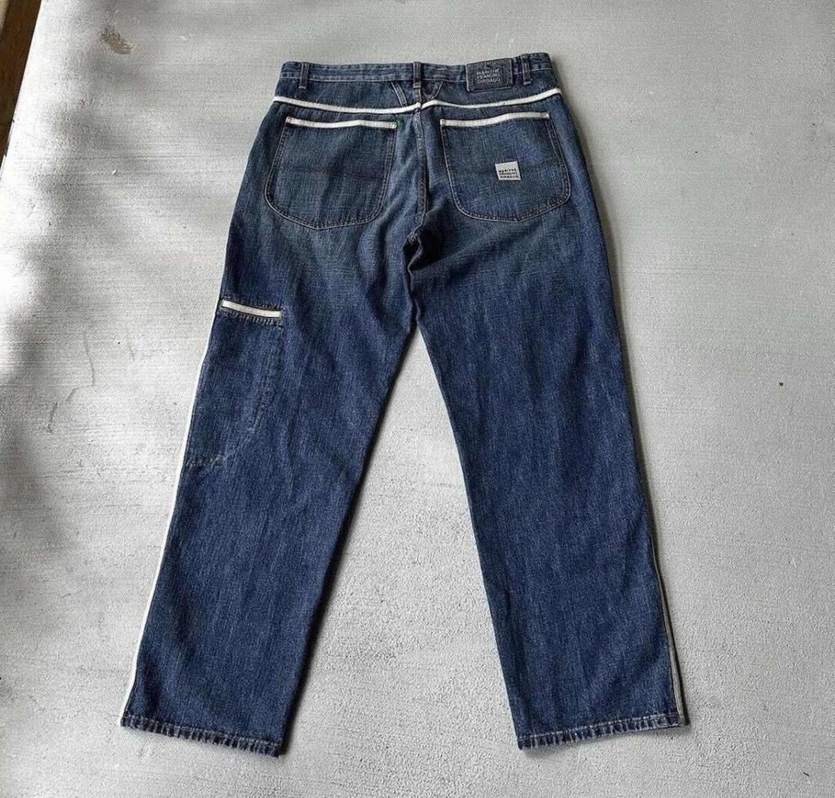 Marithe + Francois Girbaud Marithe Francois Girbaud Jeans Shuttle Tape Skater Hip Hop Size US 38 / EU 54 - 3 Thumbnail