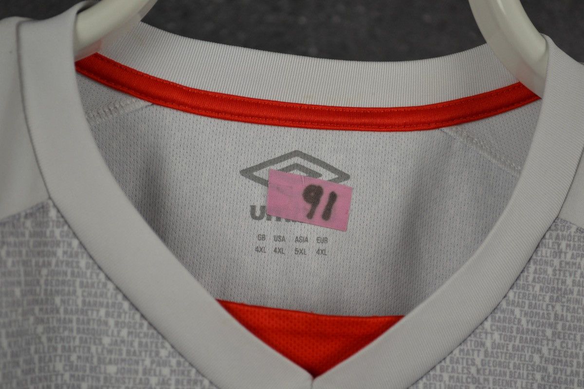 Umbro Luton Town Third Football Shirt Umbro Soccer Jersey Size US XXL / EU 58 / 5 - 10 Thumbnail