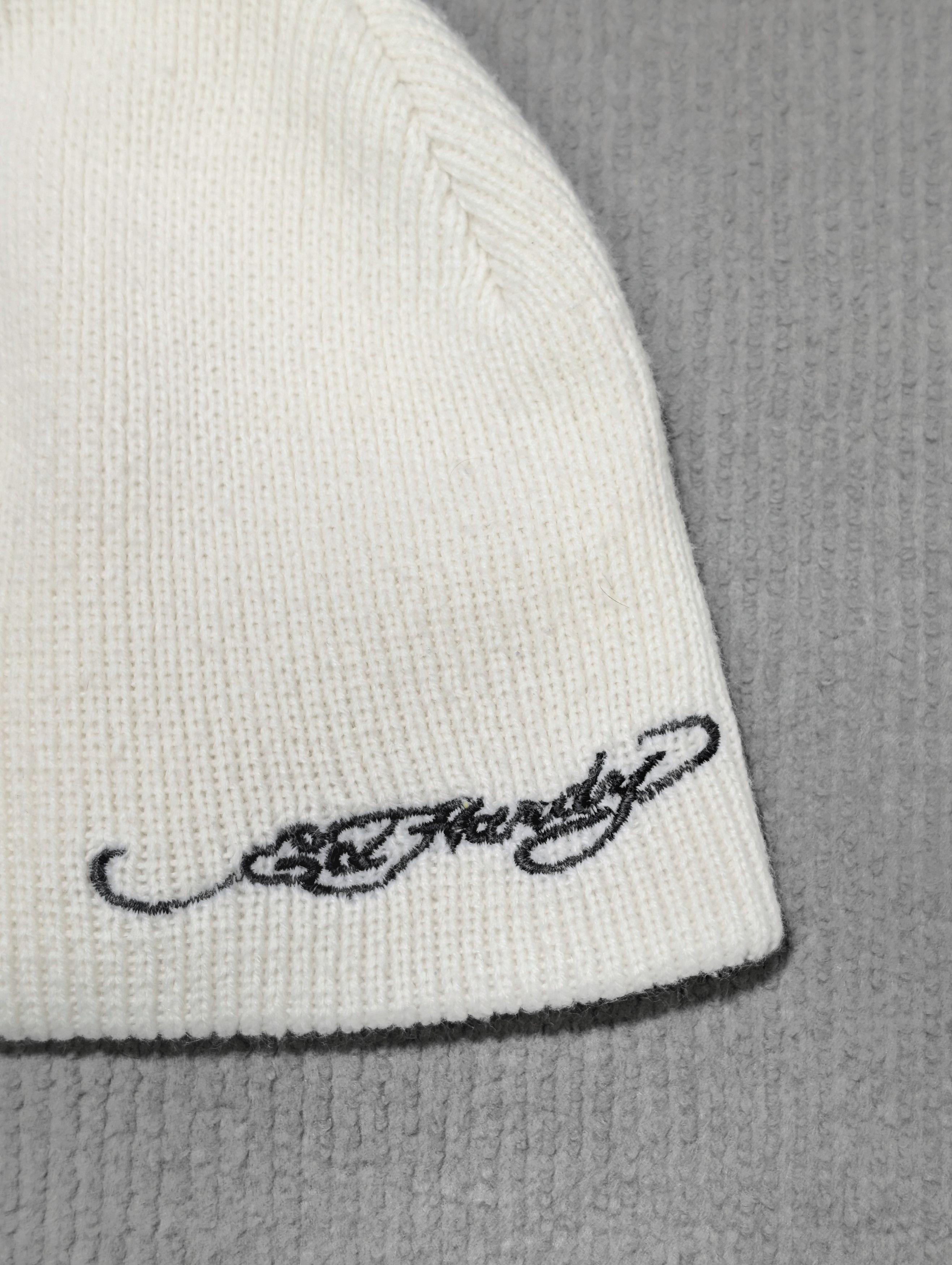 Ed Hardy Vintage Ed Hardy White Hat Cap Size ONE SIZE - 3 Thumbnail