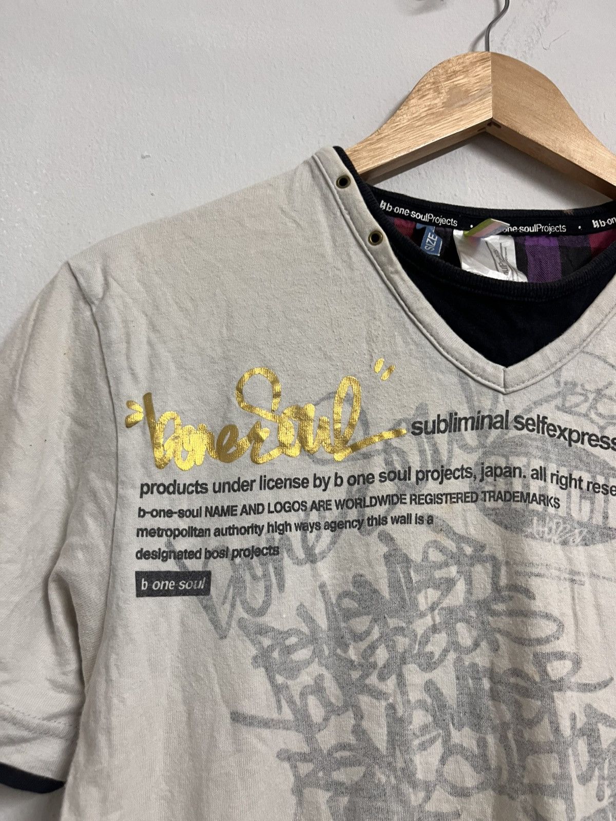 In The Attic 💥Y2K B One Soul Japanese Punk Brand Size US M / EU 48-50 / 2 - 5 Thumbnail