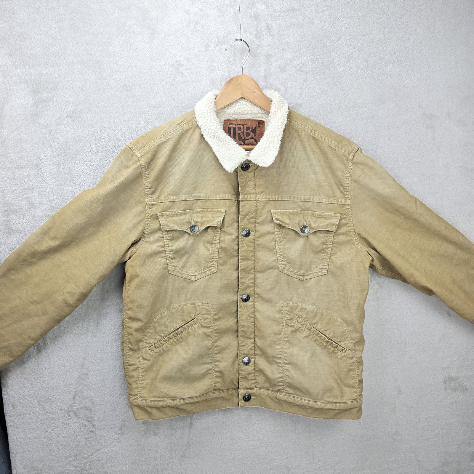 True Religion True Religion Daltry Sherpa Lined Jacket Fits XL Trucker Size US XL / EU 56 / 4 - 2 Thumbnail