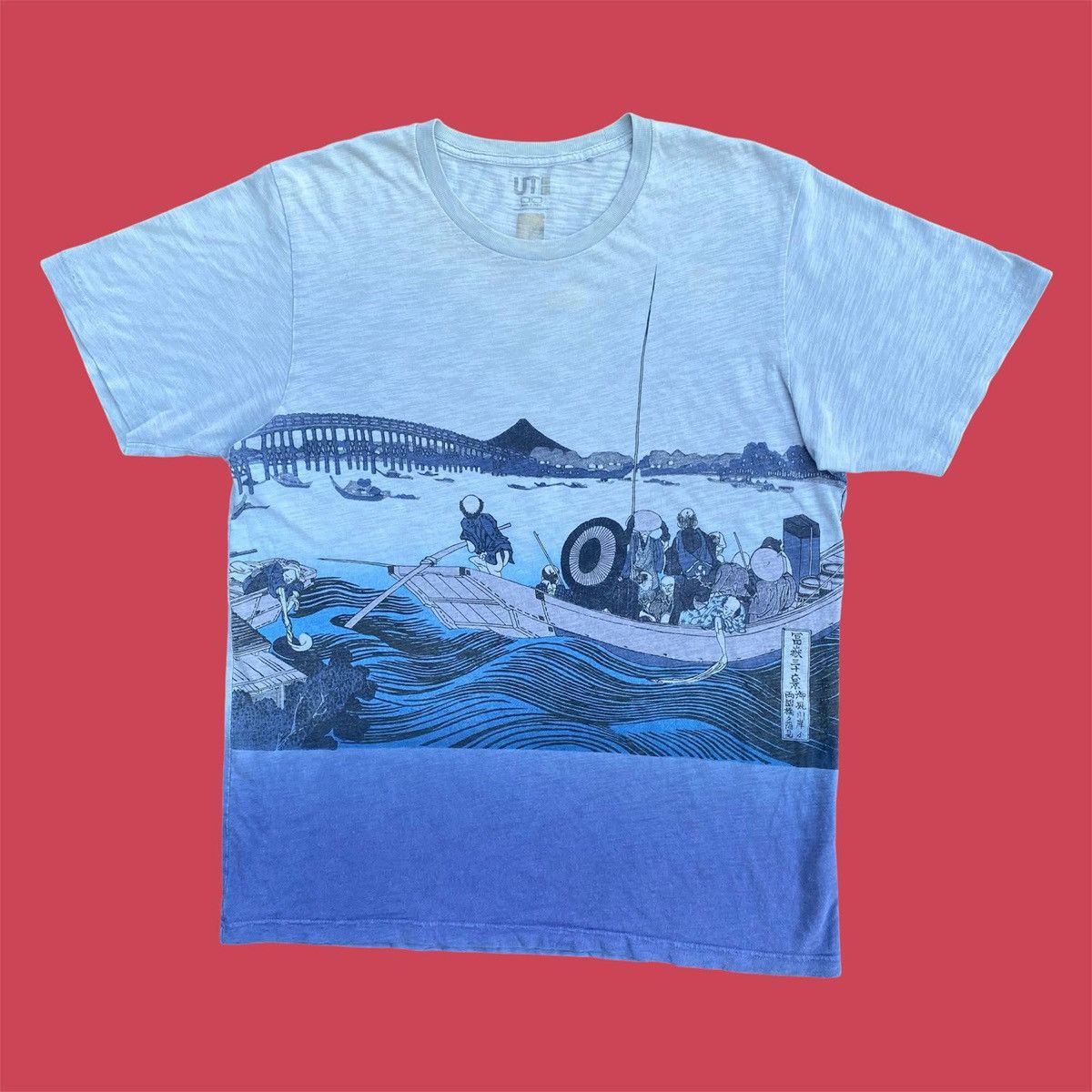 Uniqlo RARE ‼️ Hokusai Blue Size US XL / EU 56 / 4 - 1 Thumbnail