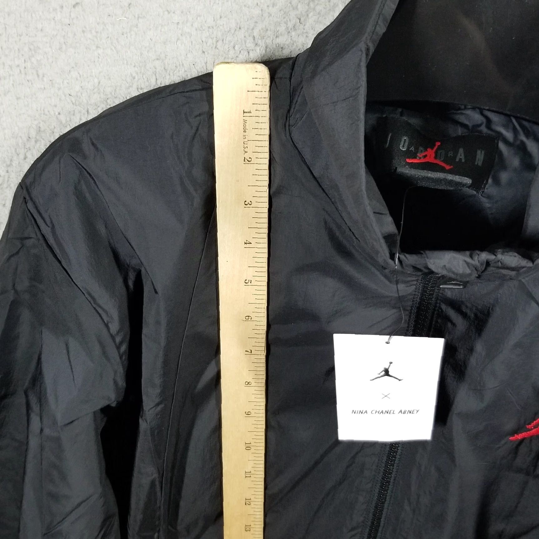 Jordan Brand Jordan x Nina Chanel Abney Women's M Jacket Black University Red Nike DO4152-010 Size M / US 6-8 / IT 42-44 - 6 Thumbnail