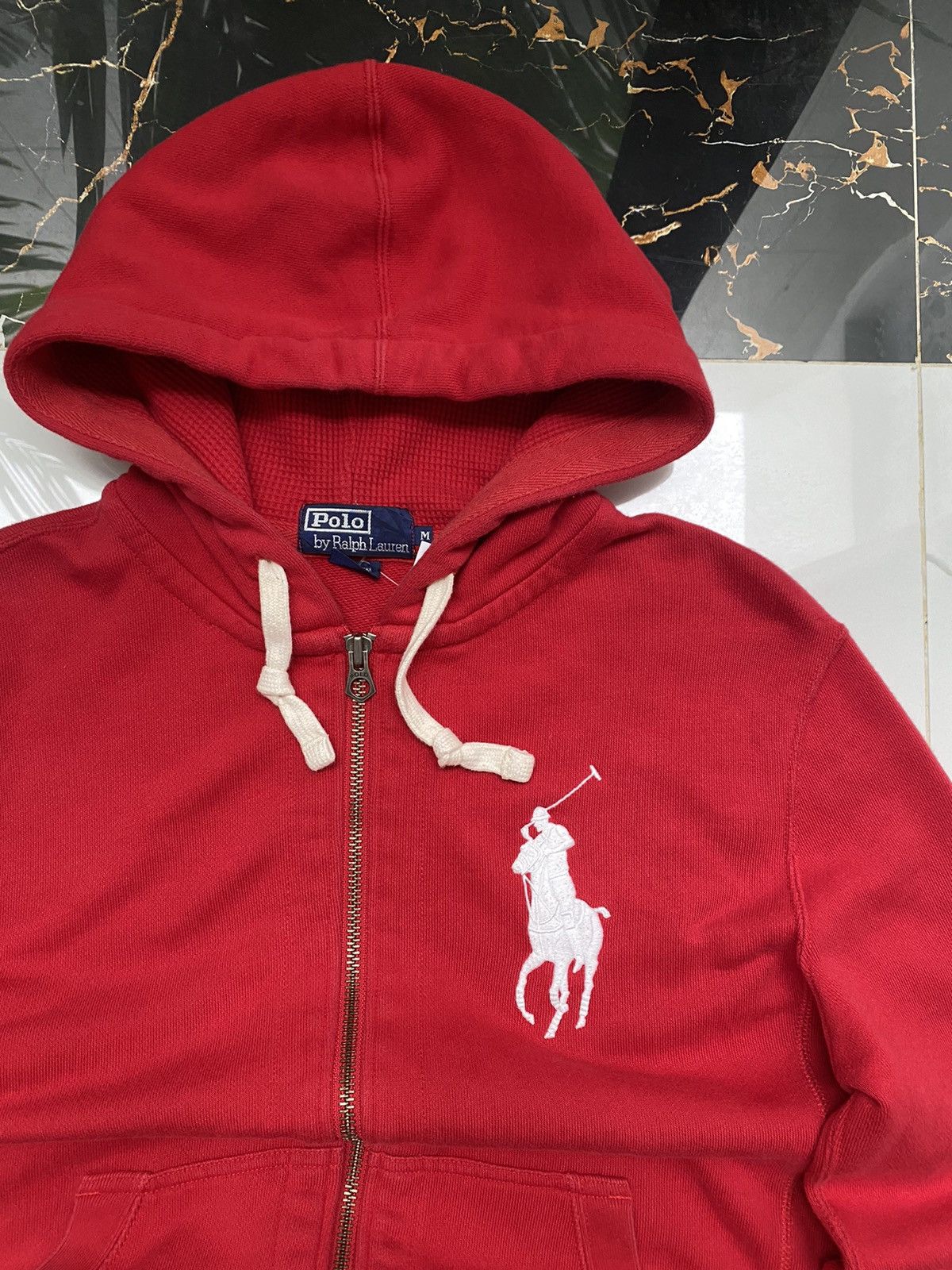 Polo Ralph Lauren × Vintage POLO RALPH LAUREN VINTAGE BIG LOGO ZIP HOODIE Size US M / EU 48-50 / 2 - 2 Thumbnail