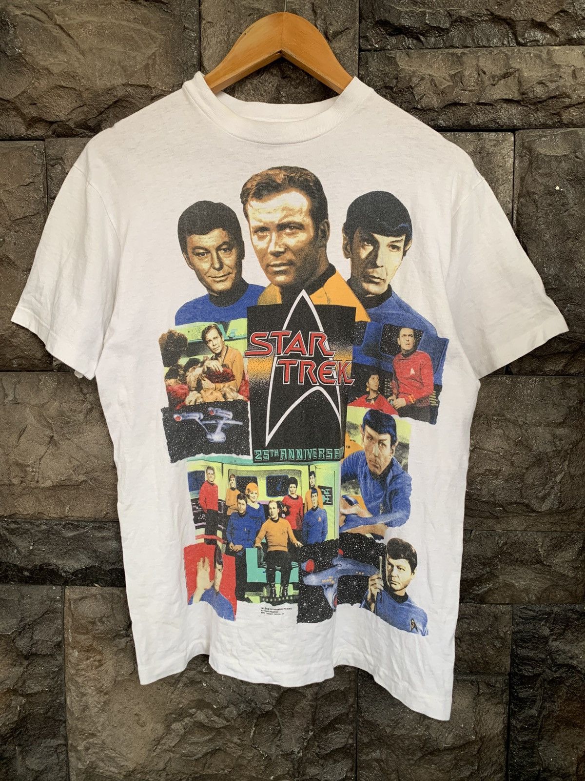 Vintage Vintage 90s Star Trek Paramount Pictures Movie T shirt Size US M / EU 48-50 / 2 - 1 Thumbnail