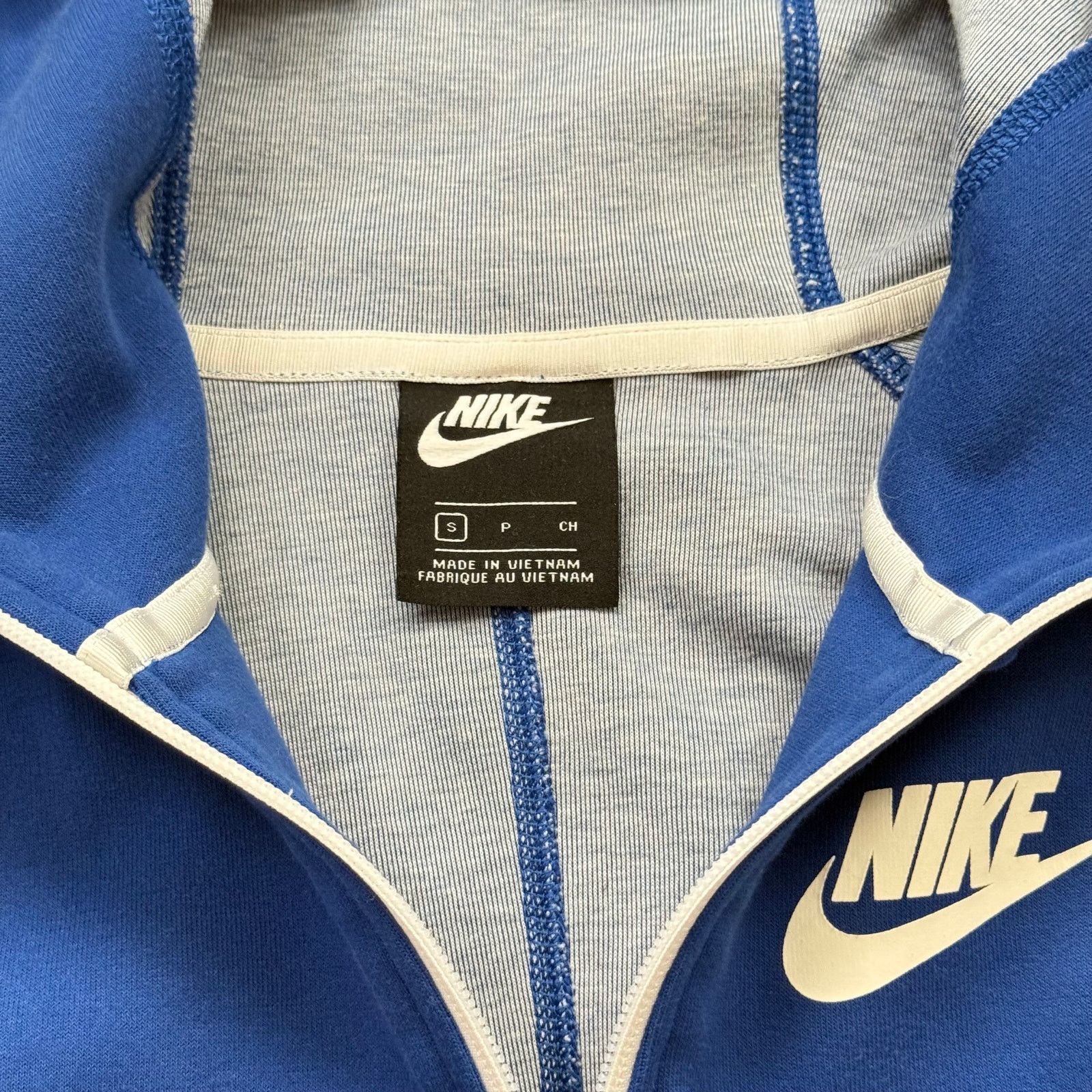 Nike Nike Blue Full Zip Hoodie Sweatshirt, Size Small Size S / US 4 / IT 40 - 6 Thumbnail
