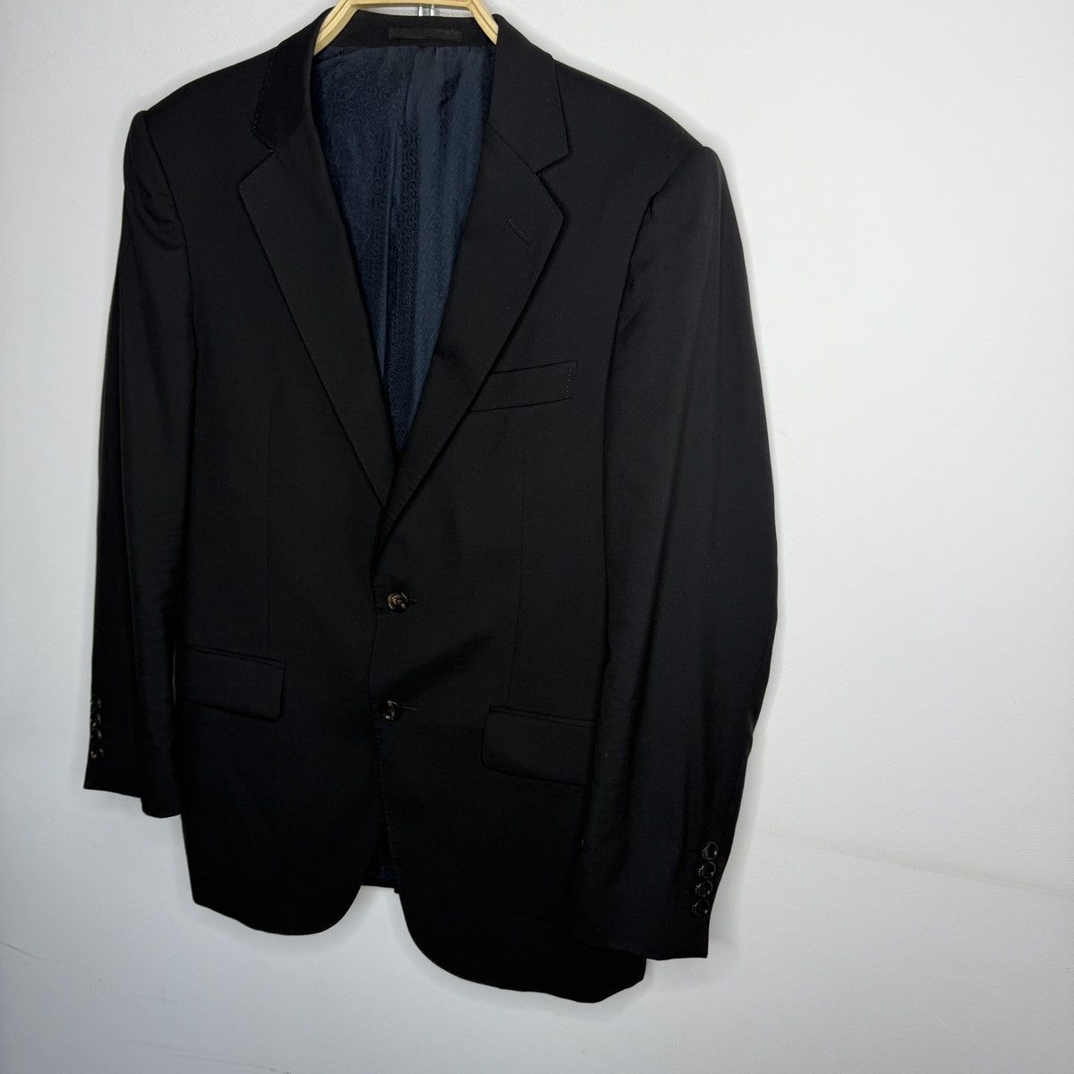 Gucci Gucci Blazer Luxury Tom Ford Black 50R Size 48R - 2 Thumbnail