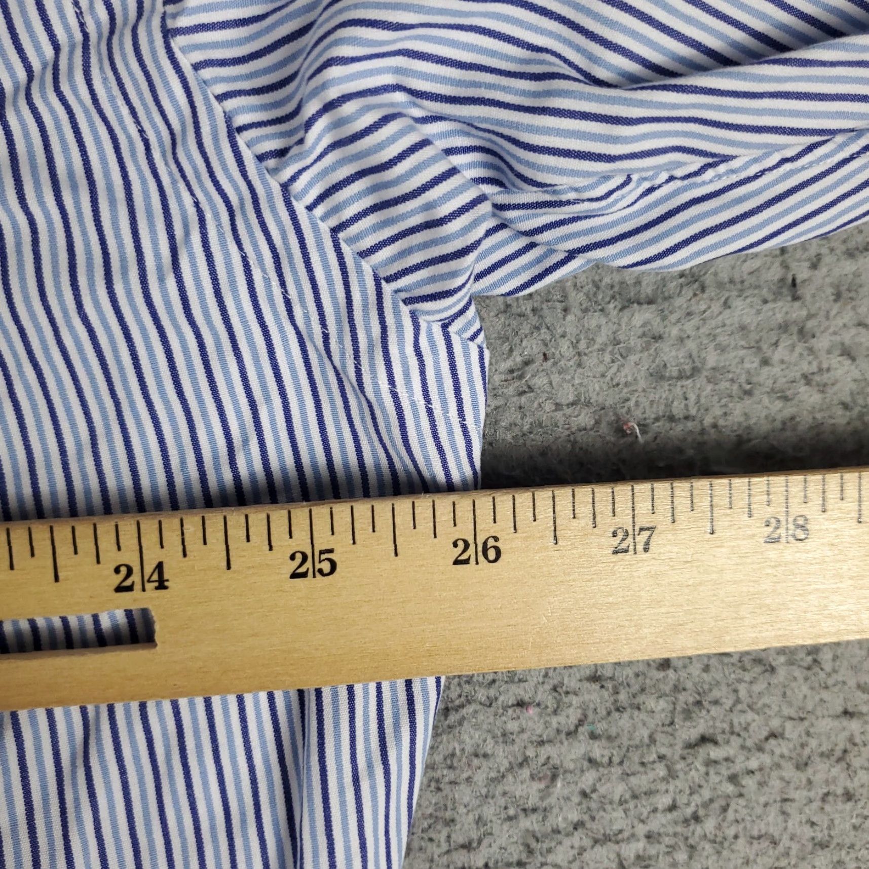 Ralph Lauren Ralph Lauren Blue Striped Button-Up Shirt Mens Large Long Sleeve Casual Preppy Size US L / EU 52-54 / 3 - 6 Thumbnail