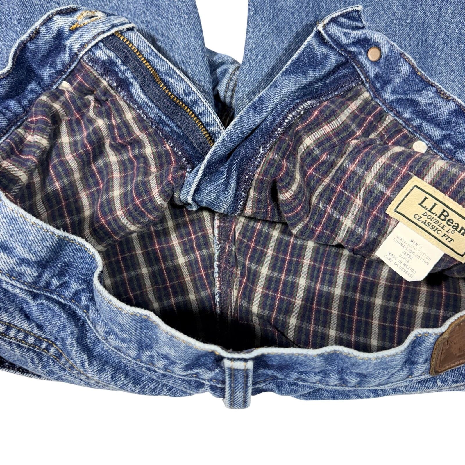 L.L. Bean LL Bean Jeans Mens 32x32 Double L Classic Fit Flannel Lined Size US 32 / EU 48 - 12 Thumbnail