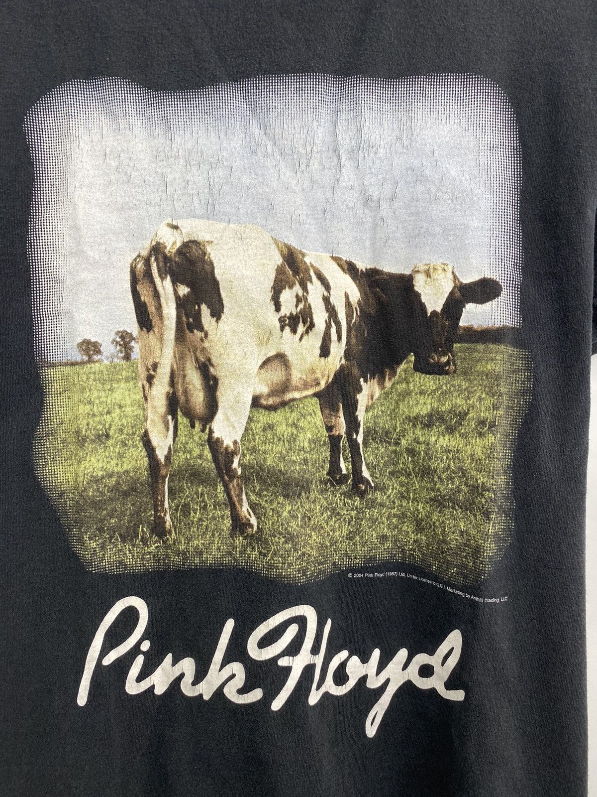 Pink Floyd 🇺🇸 Vintage 90s Pink Floyd Atom Heart Mother Graphic 2004 Tee Size US M / EU 48-50 / 2 - 4 Thumbnail