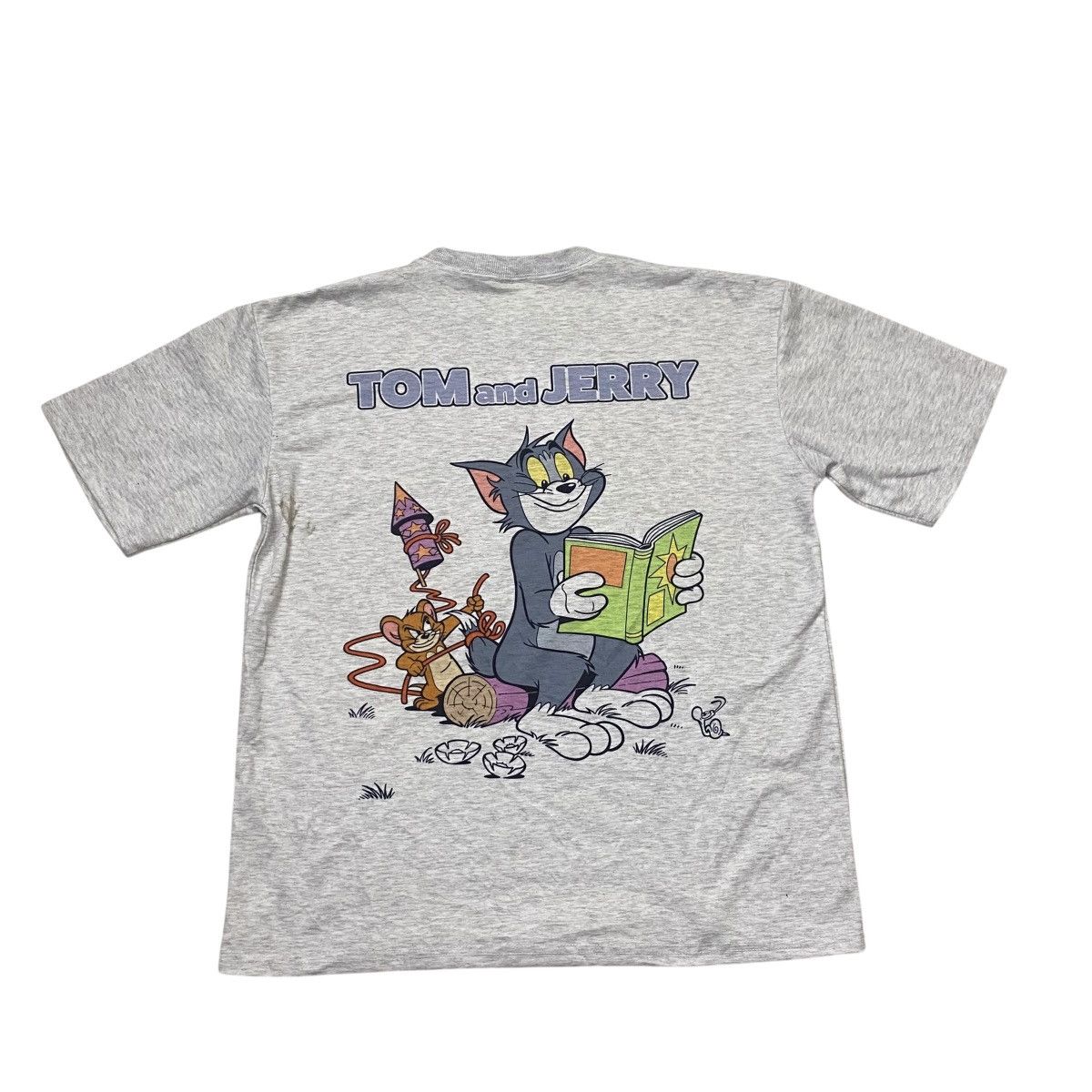 Cartoon Network × Vintage ❗️VINTAGE TOM AND JERRY MIRROW PRINT 90s❗️ rare Size US L / EU 52-54 / 3 - 1 Thumbnail