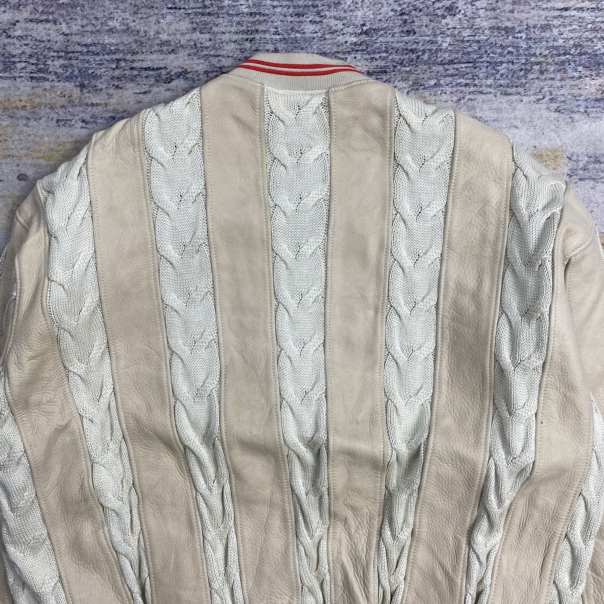 Y/Project Y/Project cable knit mix leather bomber jacket Size US M / EU 48-50 / 2 - 9 Thumbnail