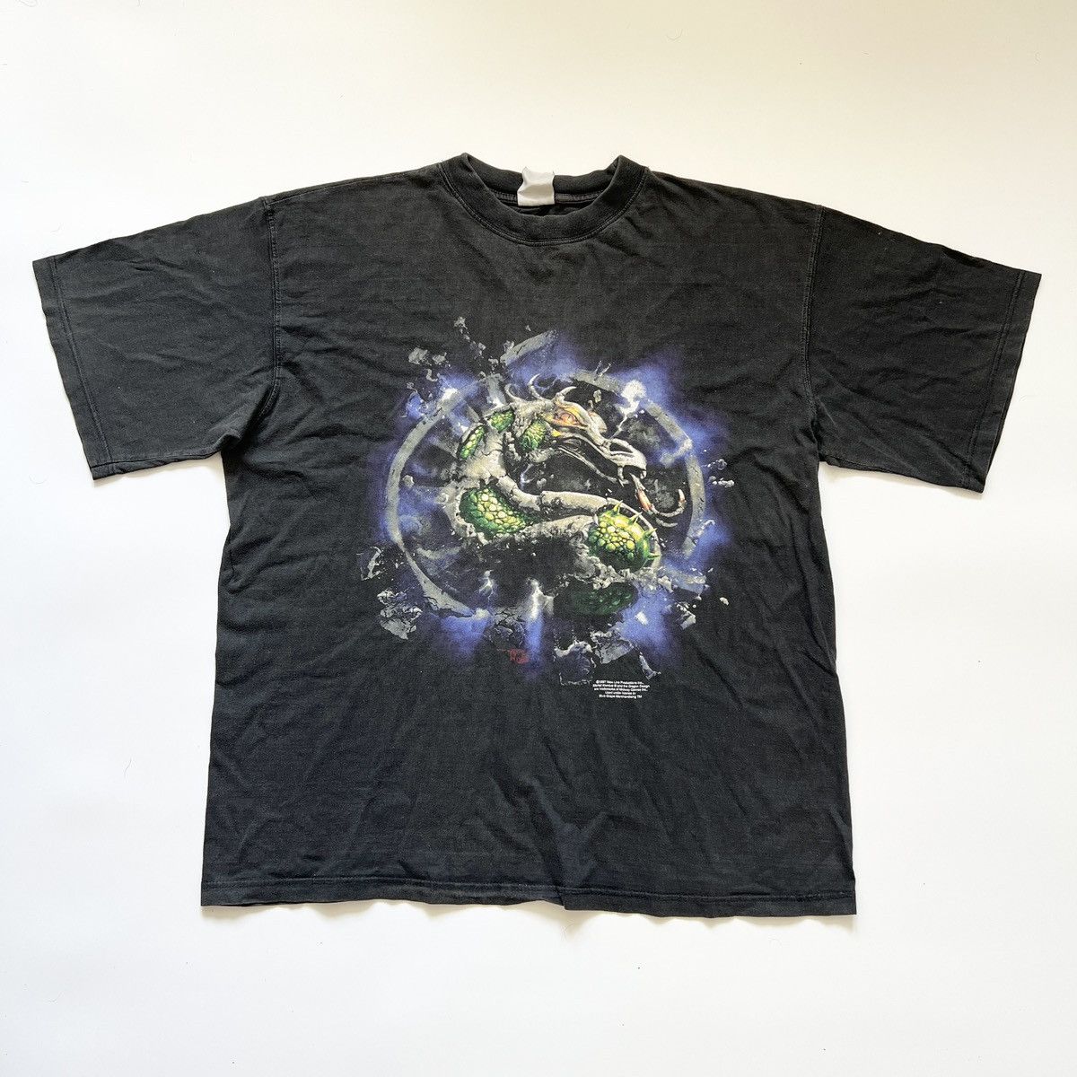 Image of Movie x Vintage 1997 Mortal Kombat Annihilation Tshirt Tee Shirt Game Mk in Black, Men's (Size XL)