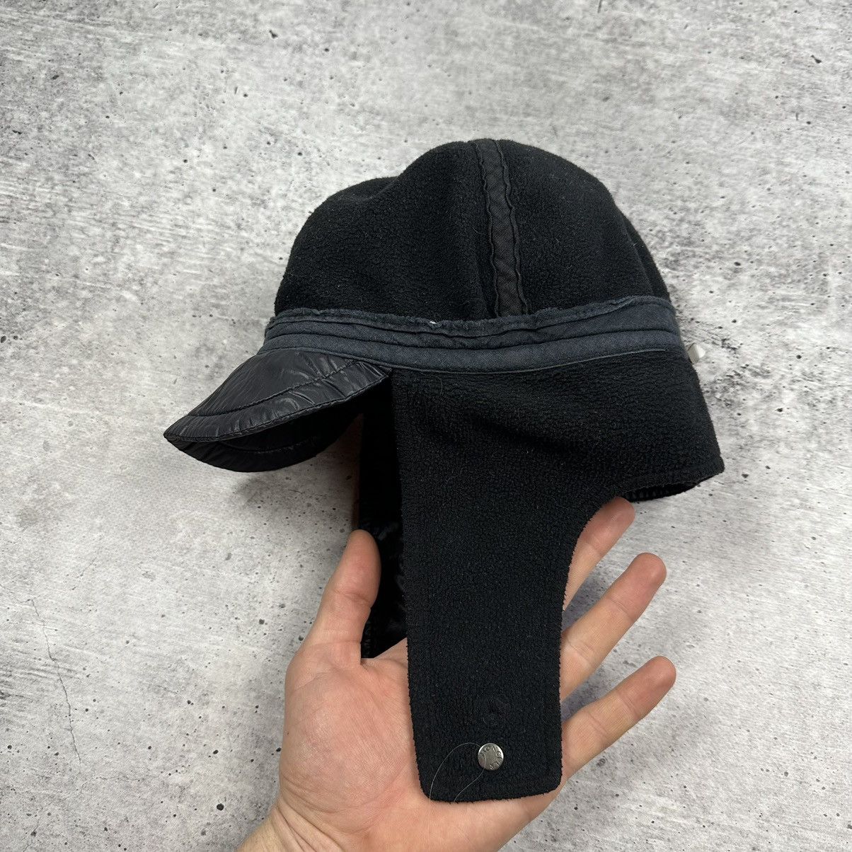 Moncler Moncler Ear Hat Cap Winter Blue Size 54 XS-S Size ONE SIZE - 14 Thumbnail