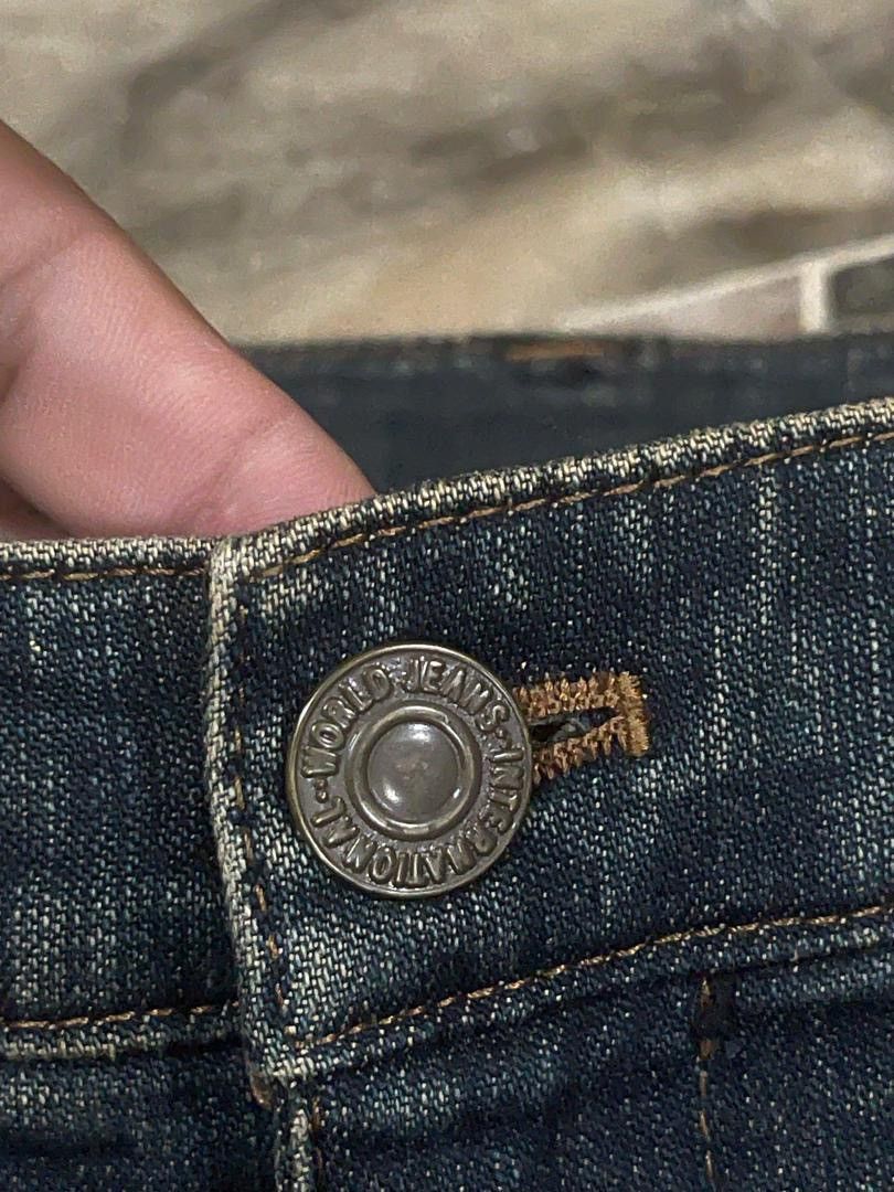 Japanese Brand Vintage Fildire Side Buckle Denim Jeans Inspired Helmut Lang Size 27" / US 4 / IT 40 - 6 Thumbnail