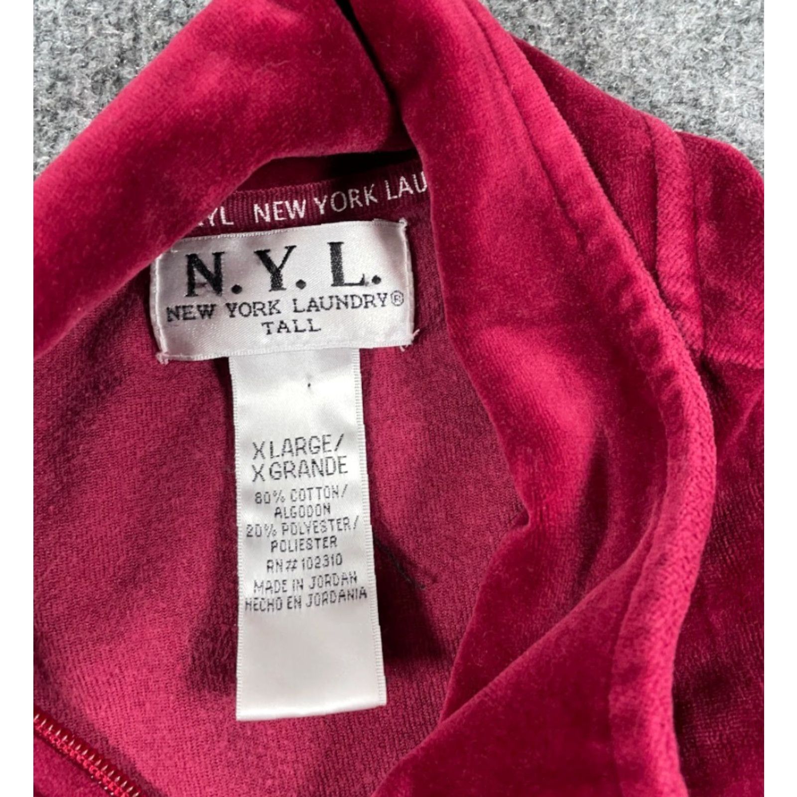 Velour VINTAGE Size XL / US 12-14 / IT 48-50 - 3 Thumbnail