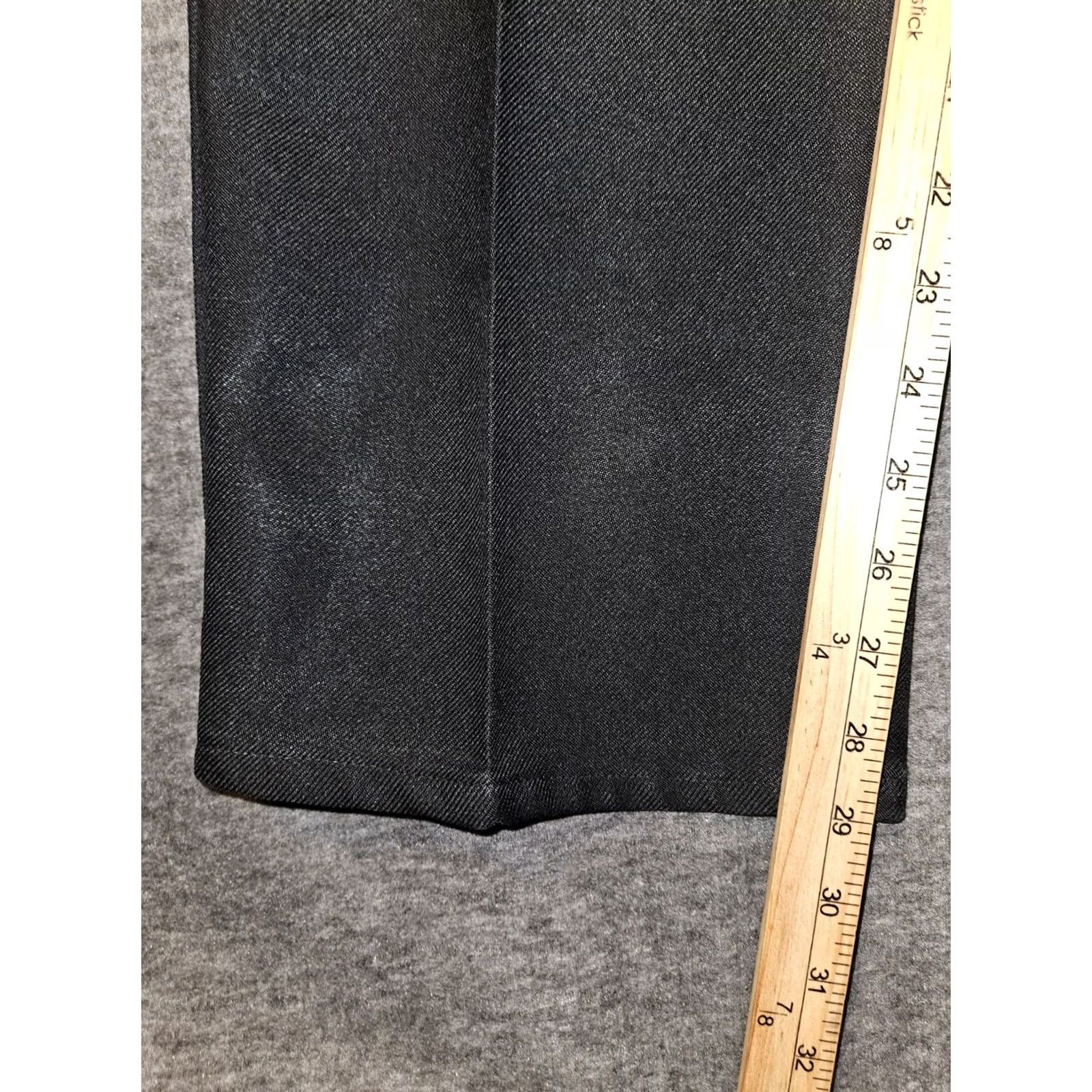 Wrangler Vintage Wrangler Polyester Pants Mens 38x32 (36x29) 82BK Black Straight USA - Stylish Cool Classic Size US 38 / EU 54 - 5 Thumbnail