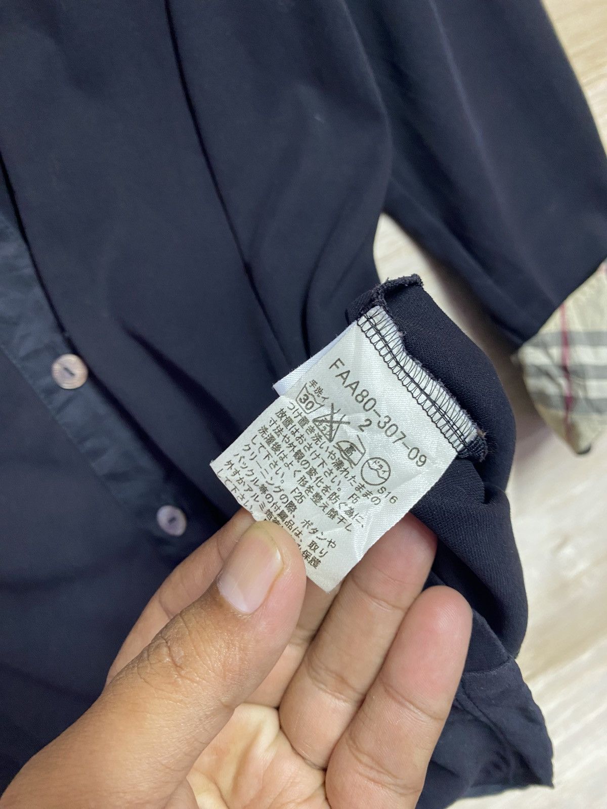 Burberry Burberry London black stretch cotton shirt buttons ups Size S / US 4 / IT 40 - 10 Thumbnail