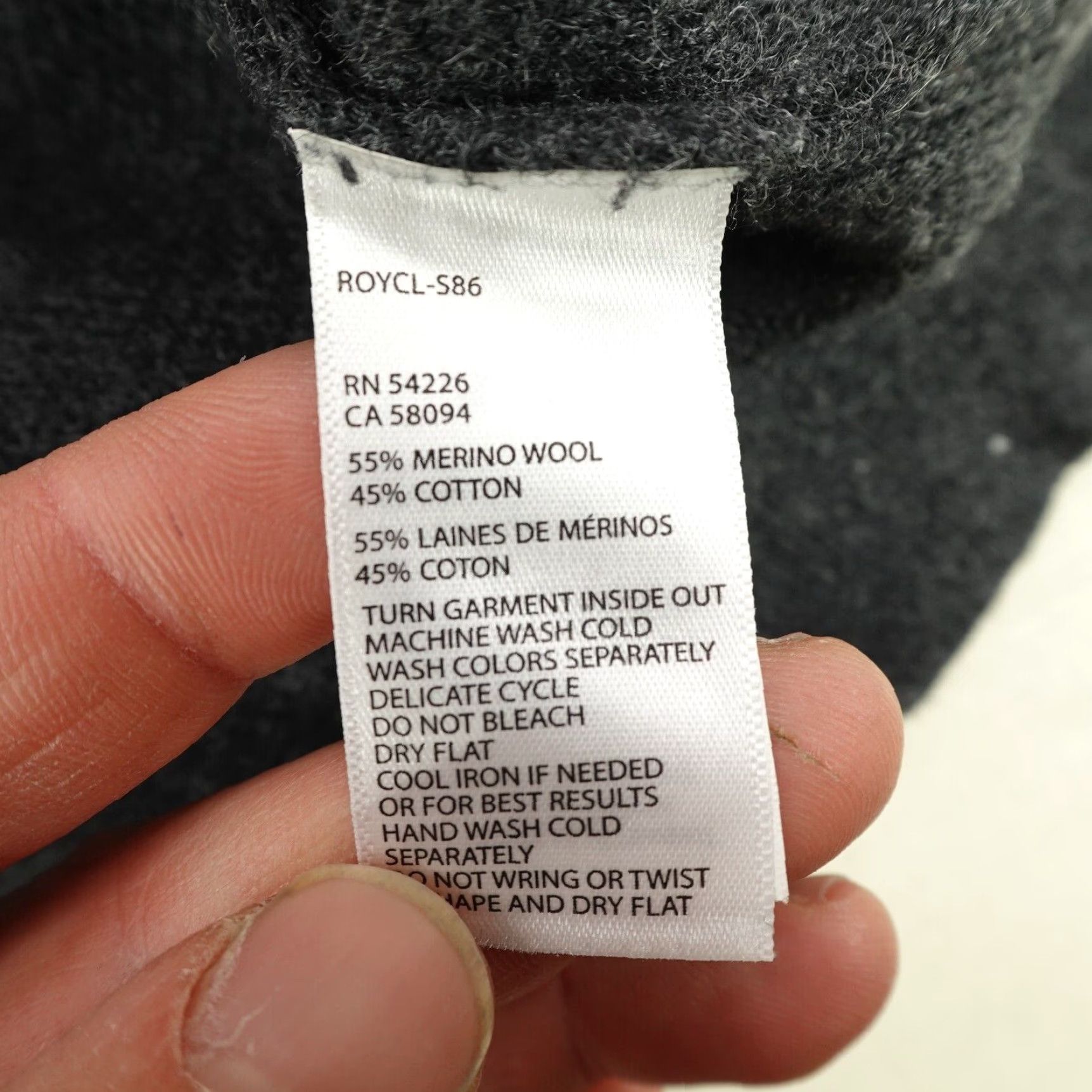 Royal Robbins VINTAGE Royal Robbins Sweater Shirt Womens Medium Gray Turtleneck Merino Wool Slim Fit 90s-Outdoor Ladies Size M / US 6-8 / IT 42-44 - 5 Thumbnail