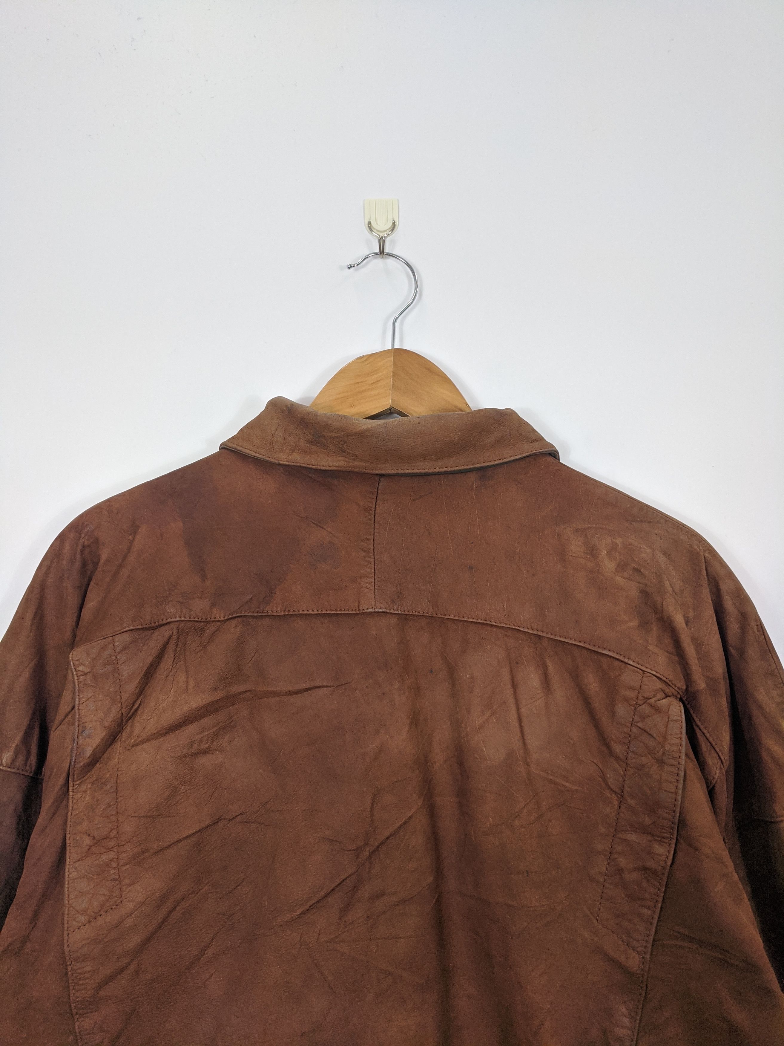 Vintage Vintage 80s Studio 7036 Leather Jacket J0347 Size US M / EU 48-50 / 2 - 4 Thumbnail